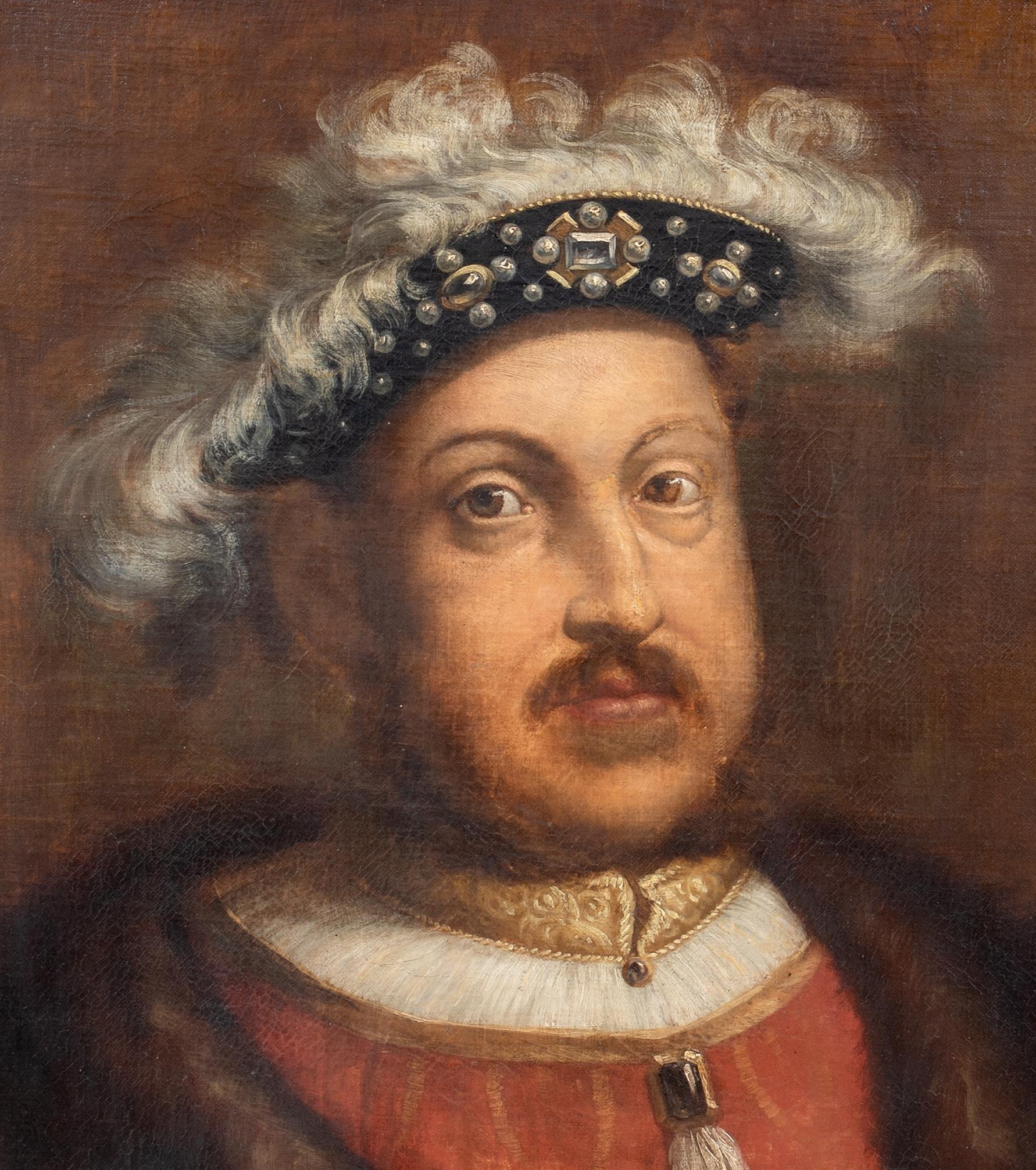 Portrait Of A King Henry VIII (1491-1547), 17th Century  For Sale 3