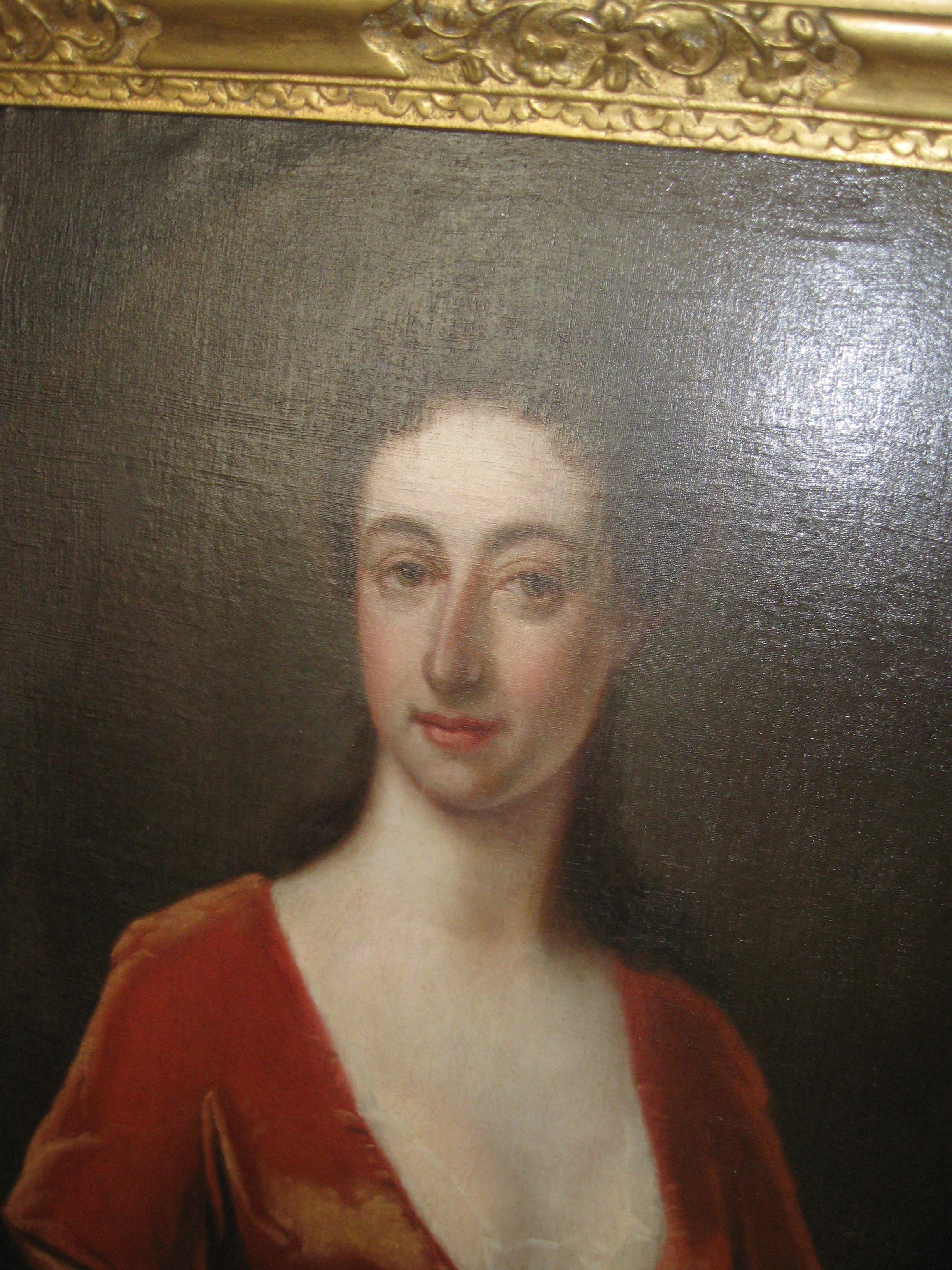 'Portrait of a Lady' 18th Century oil on canvas cicle of Godfrey Kneller c1700 - Baroque Painting by Unknown