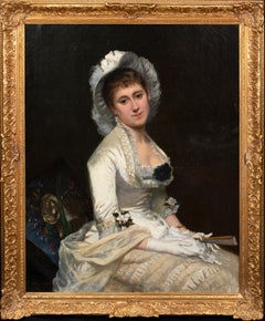 Portrait Of A Lady, circa 1880