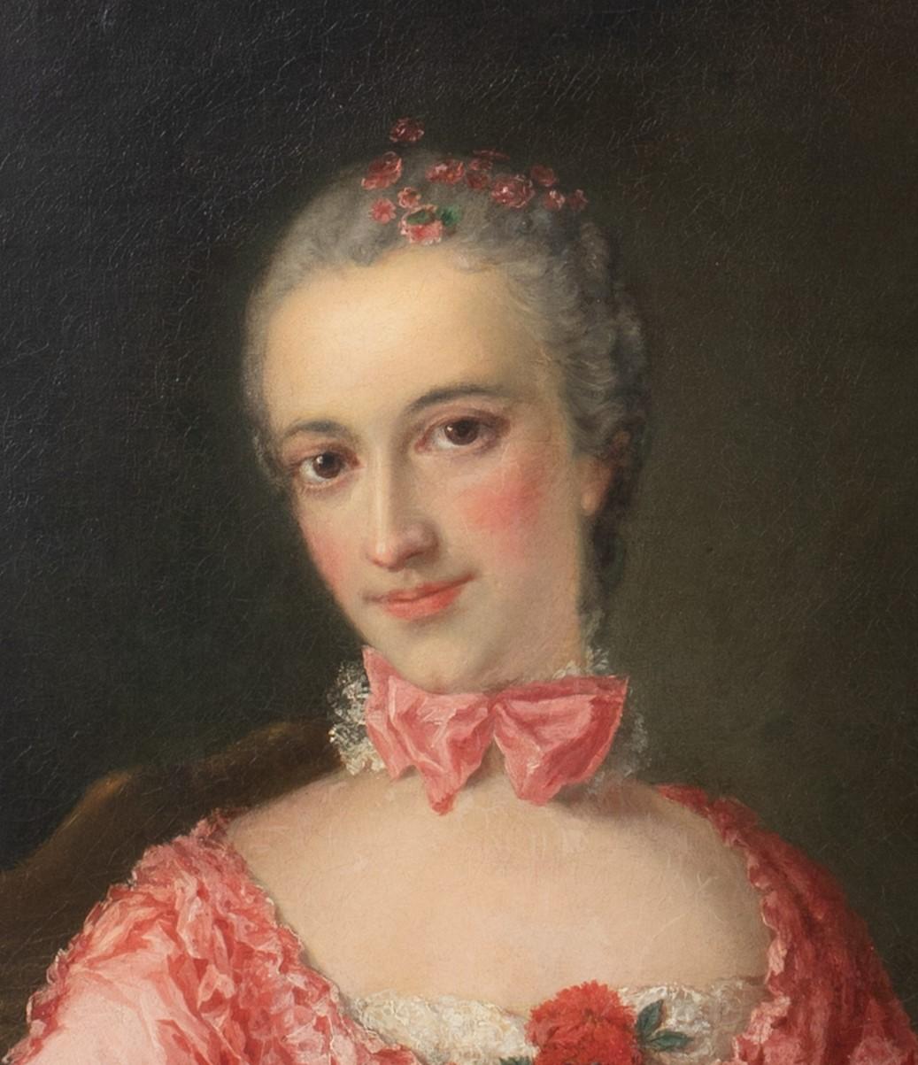 Ritratto di Lady Pink che tiene in mano una chitarra, XVIII secolo 3