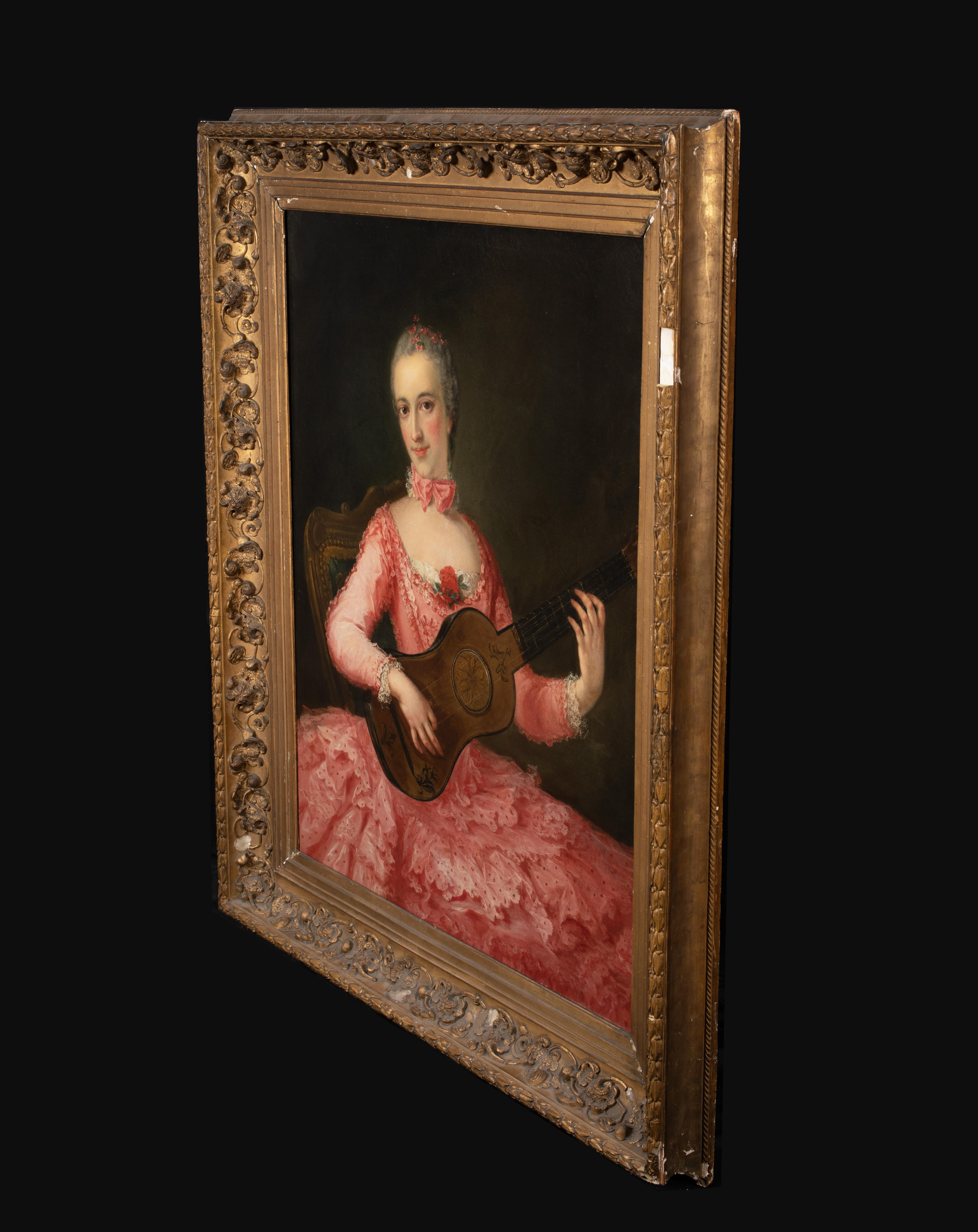 Ritratto di Lady Pink che tiene in mano una chitarra, XVIII secolo 5