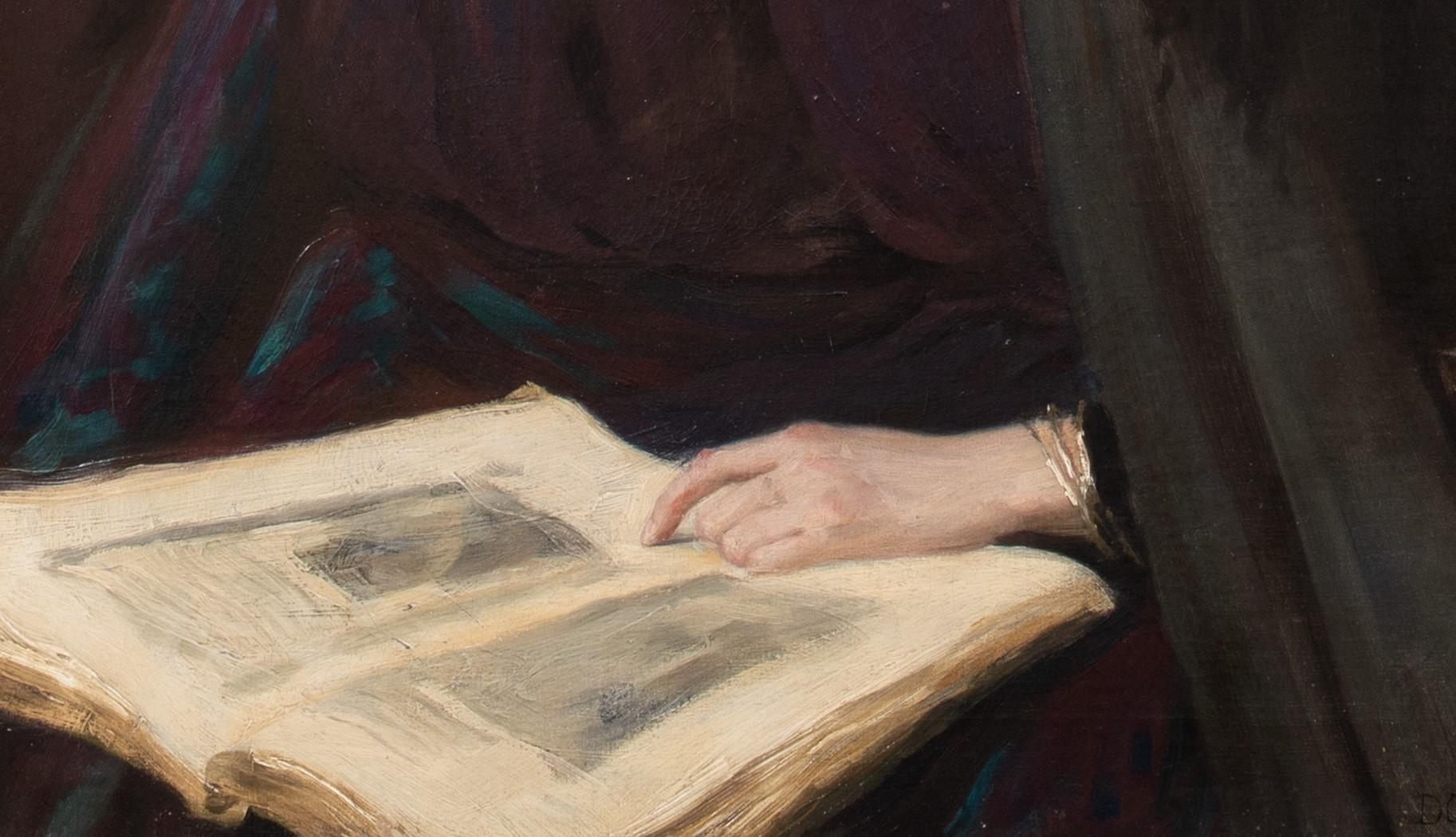 Portrait d'une femme en noir, vers 1900  Theodora (Dora) Noyes (1864-1960) 1