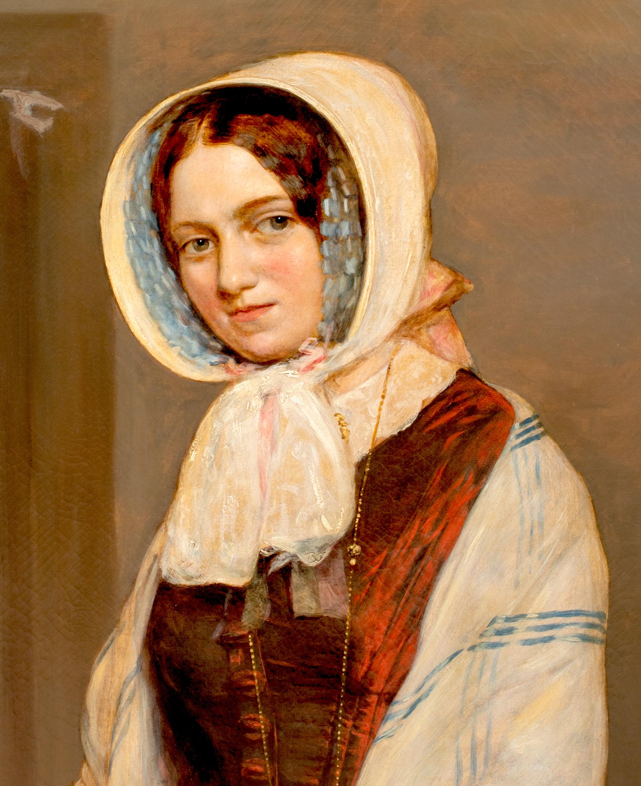  Portrait Of A Lady, Mrs Evelina Throop, 19th Century GEORGE ALEXANDER HEALEY 3