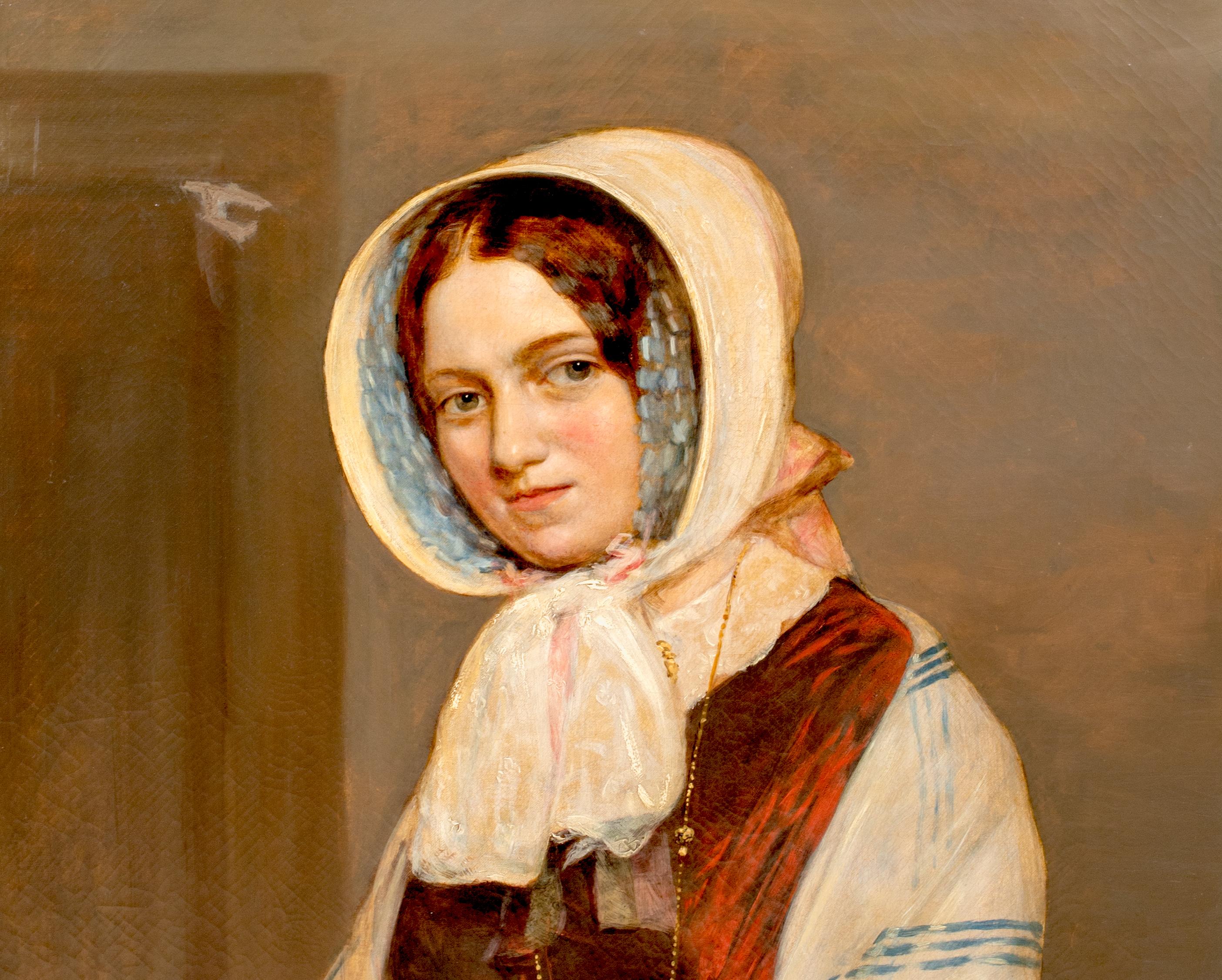  Portrait Of A Lady, Mrs Evelina Throop, 19th Century GEORGE ALEXANDER HEALEY 4
