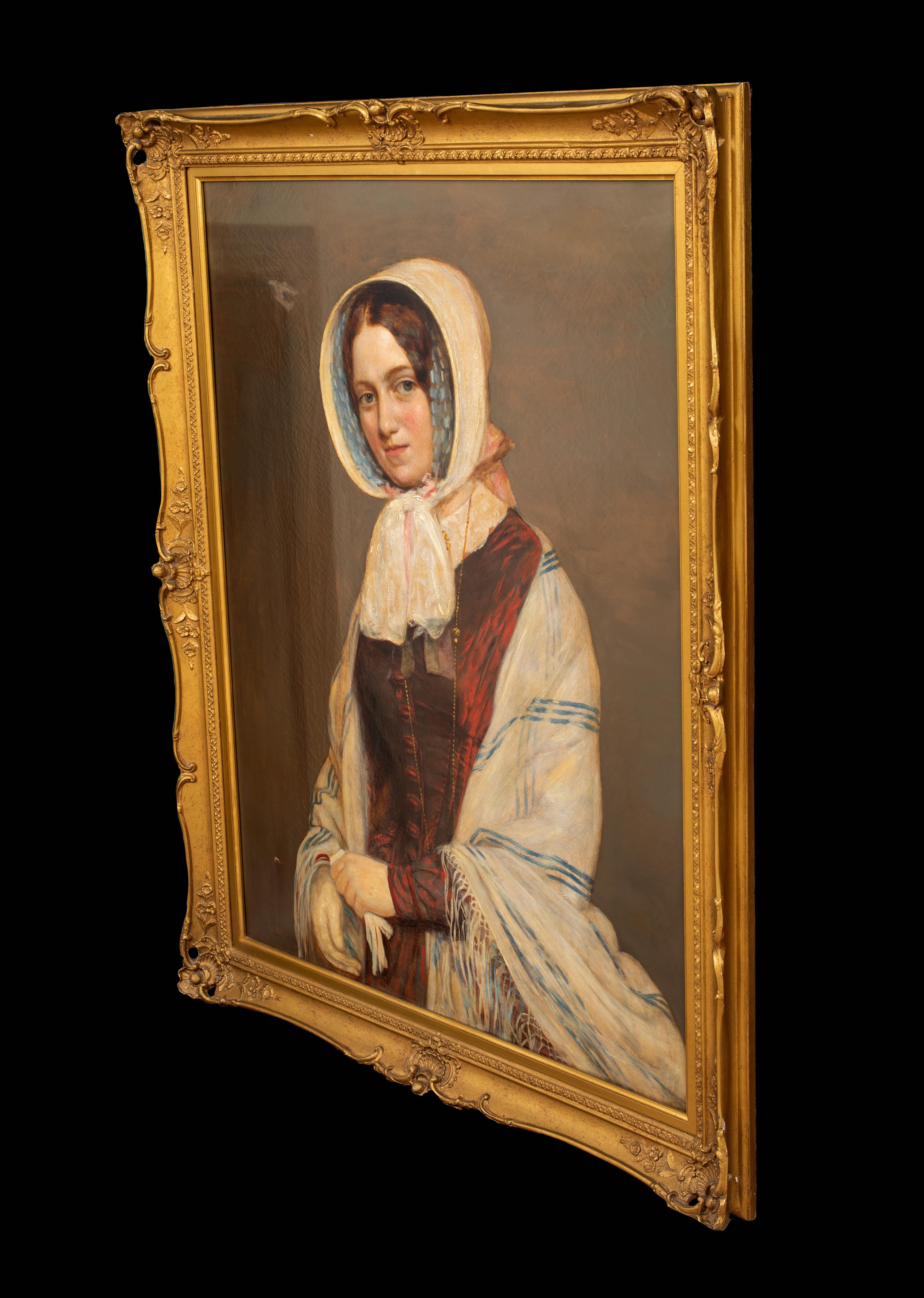 Retrato de una dama, Sra. Evelina Throop, Siglo XIX GEORGE ALEXANDER HEALEY 6