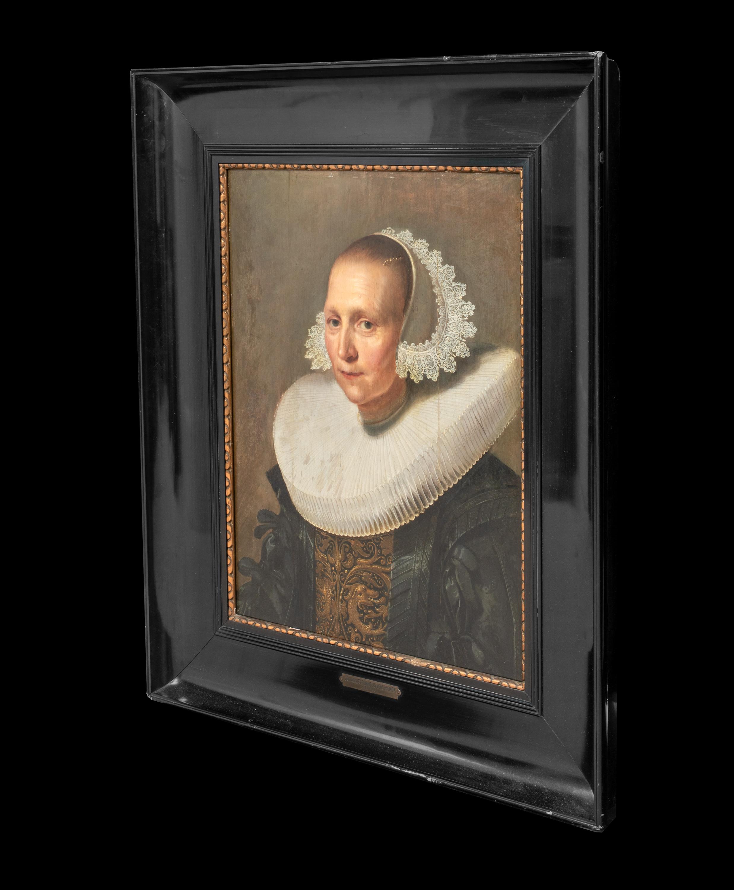 Portrait d'une dame, famille Stilte, 17e siècle  par Jan Cornelisz VERSPRONCK en vente 7
