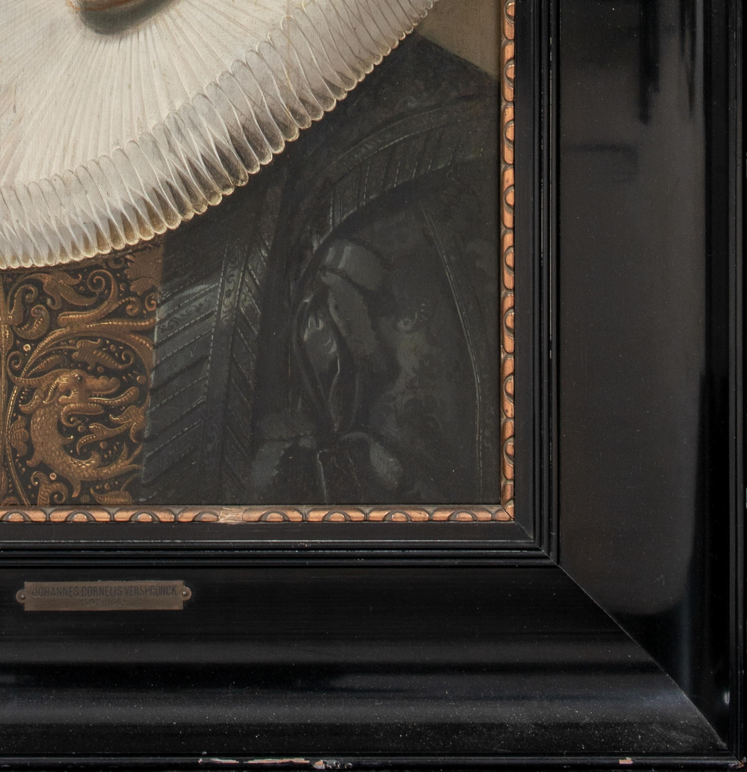 Portrait d'une dame, famille Stilte, 17e siècle

par Jan Cornelisz VERSPRONCK (1597-1662)

Grand portrait hollandais du XVIIe siècle du Siècle d'or d'une dame identifiée comme un membre de la famille Stilte, huile sur panneau bercé. Portrait en