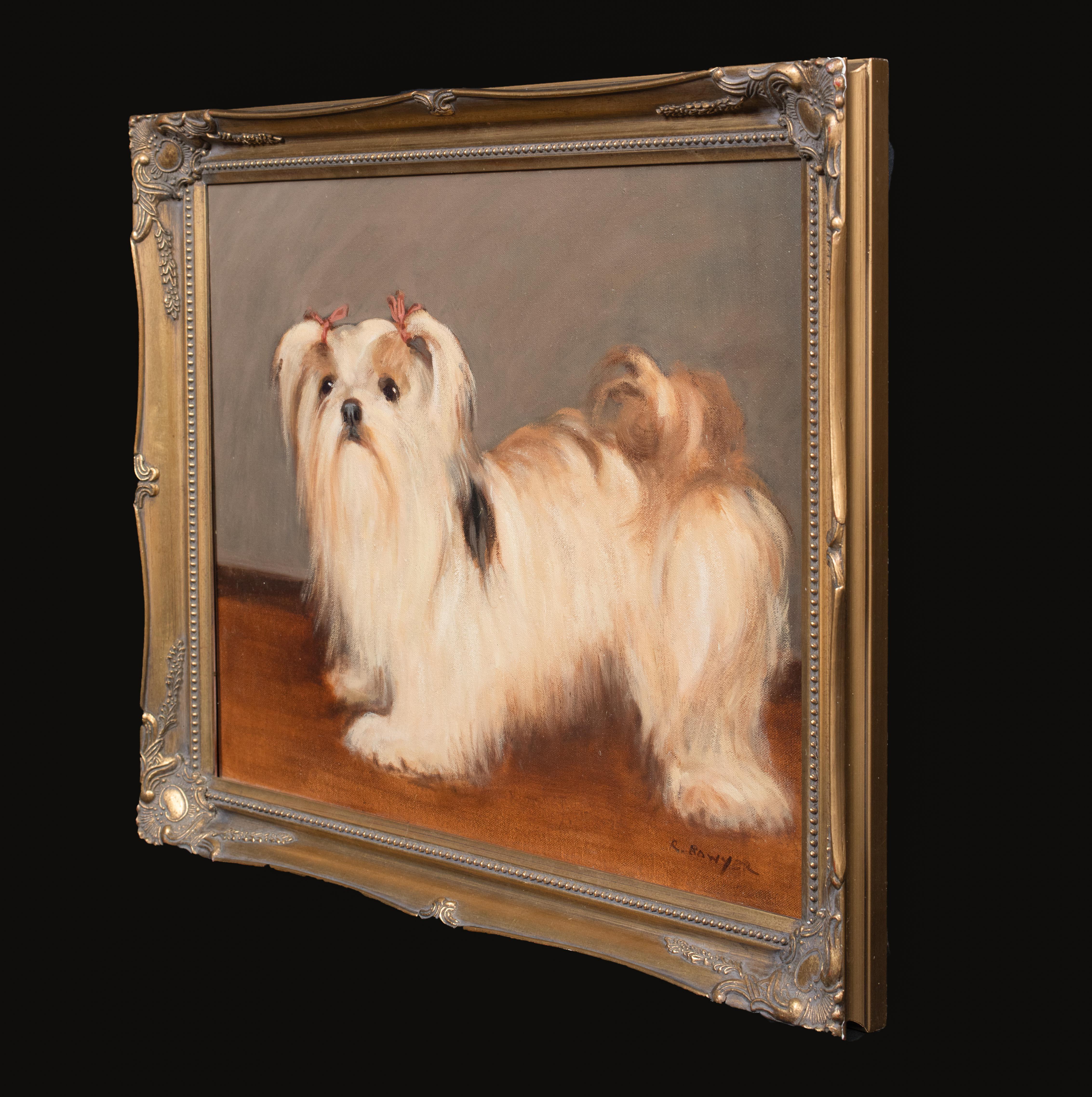 Portrait Of A Lhasa Apso, 20th Century  by Ruth Bowyer  For Sale 5