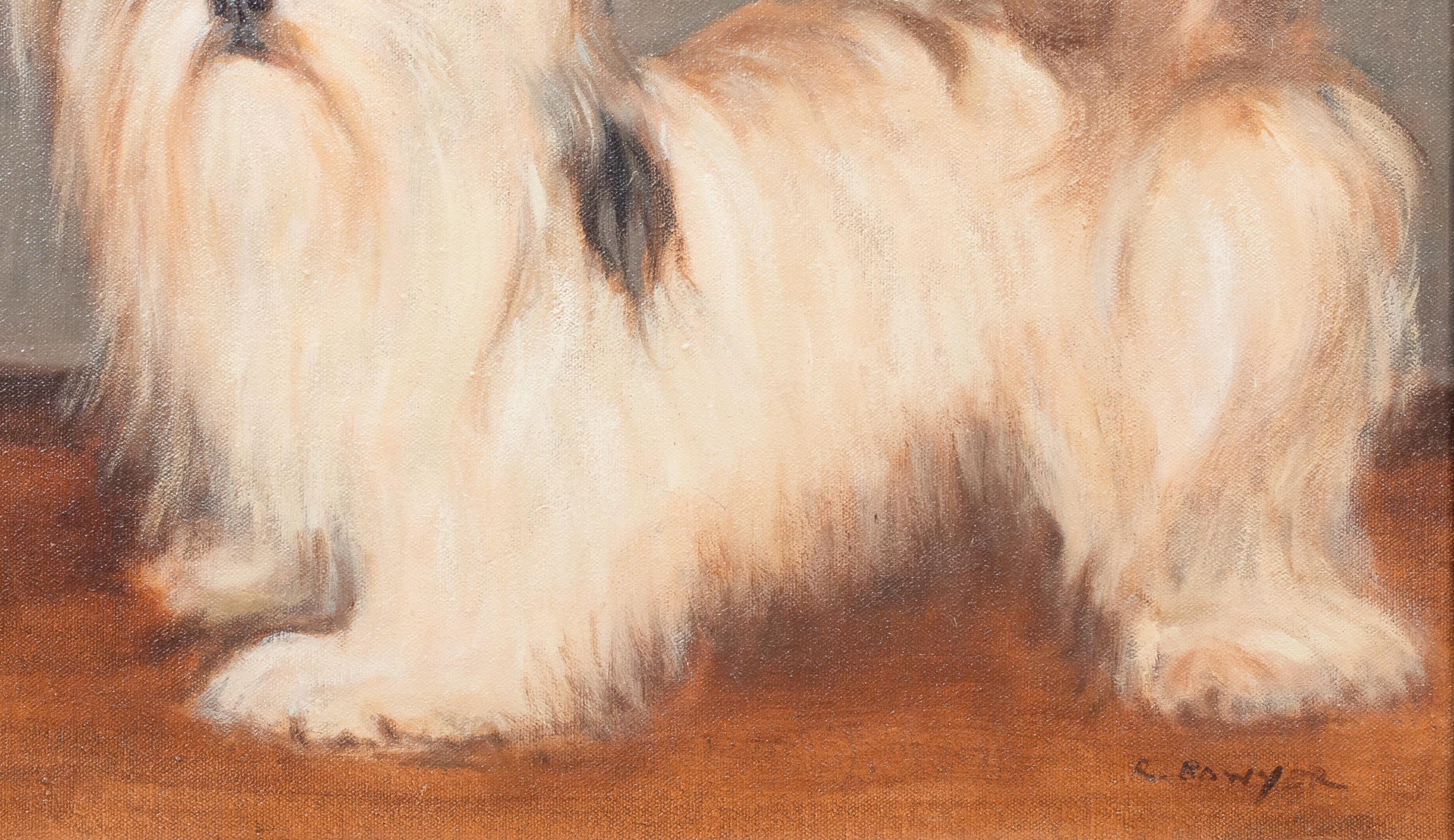 Portrait Of A Lhasa Apso, 20th Century  by Ruth Bowyer  For Sale 2