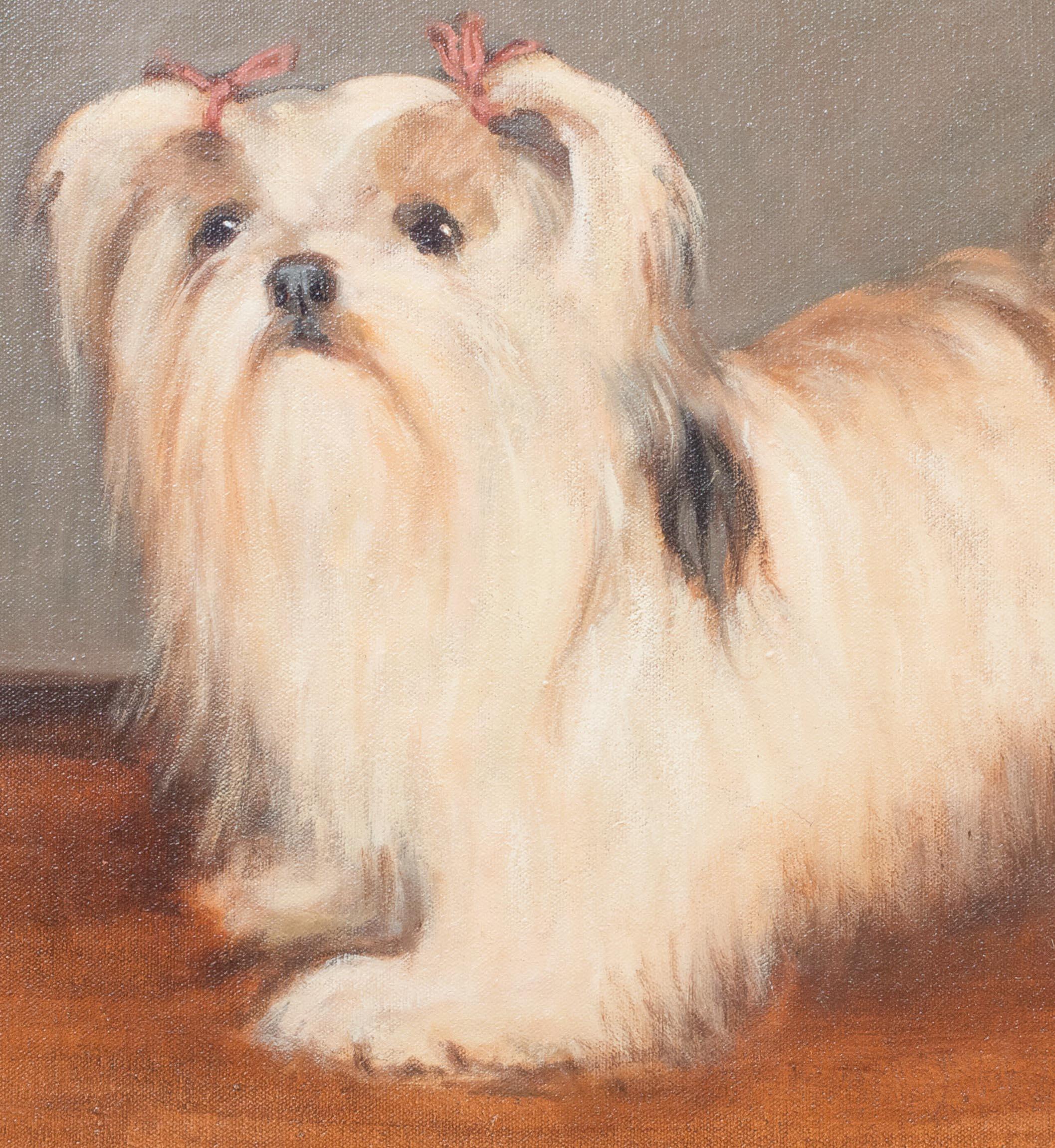 Portrait Of A Lhasa Apso, 20th Century  by Ruth Bowyer  For Sale 3