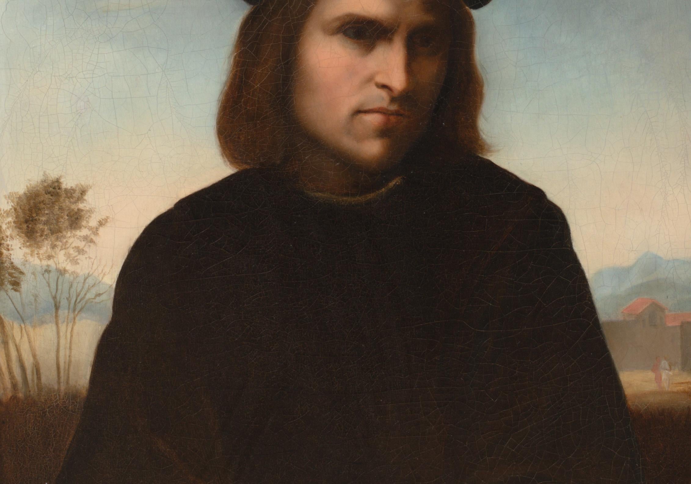 Portrait d'un homme, 17e/18e siècle d'après Franciabigio (1482-1525) en vente 2