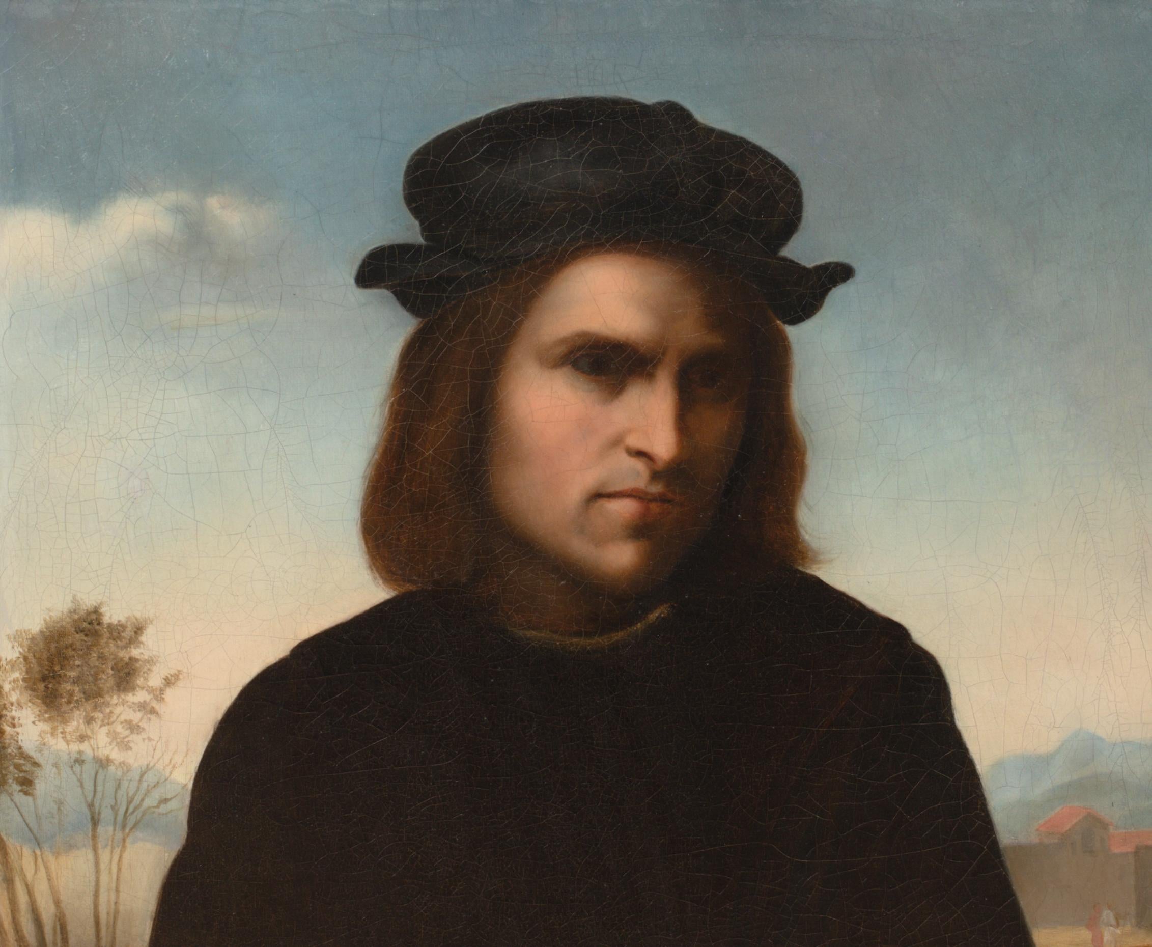 Portrait d'un homme, 17e/18e siècle d'après Franciabigio (1482-1525) en vente 3