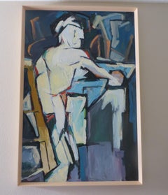 Ritratto di uomo Pittura astratta di Eric K. Fiazi