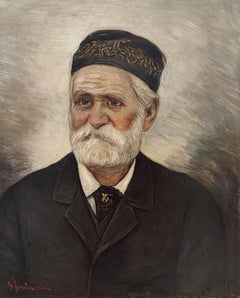 Antique Portrait of a man with a chechia