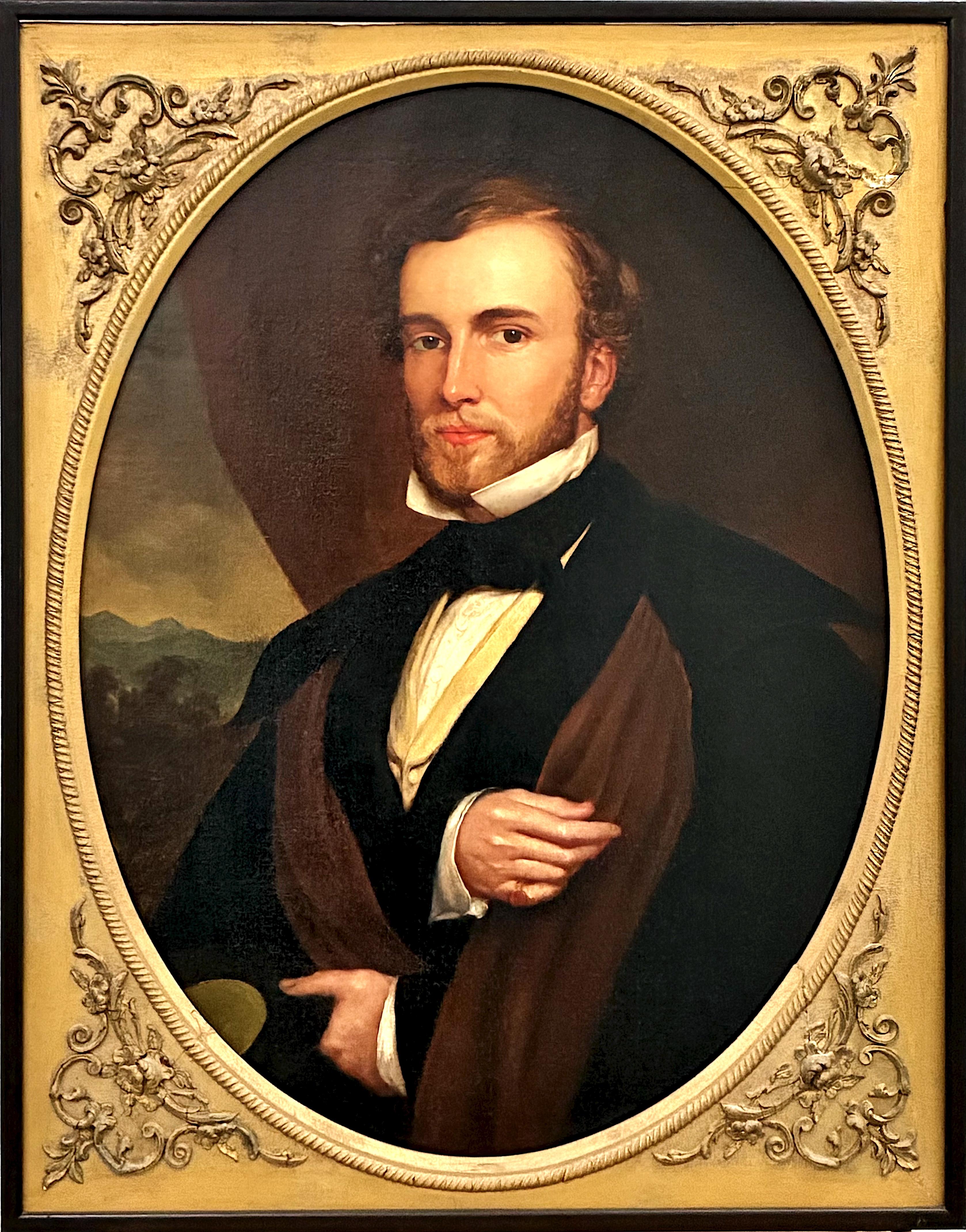 Portrait of a Mid 19th-century Young American Gentleman