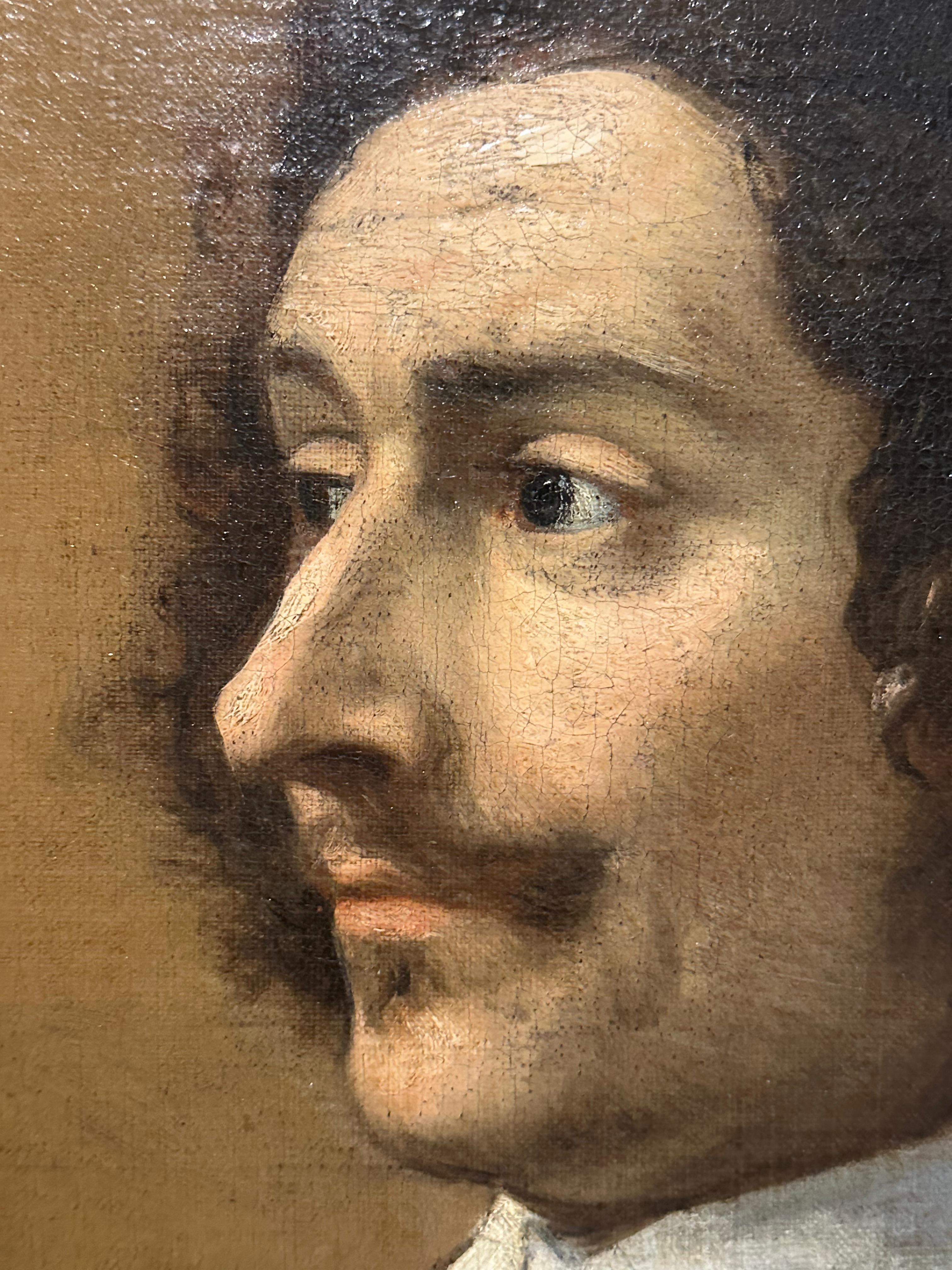 Portrait of a Nobleman, French School 17th Century For Sale 1