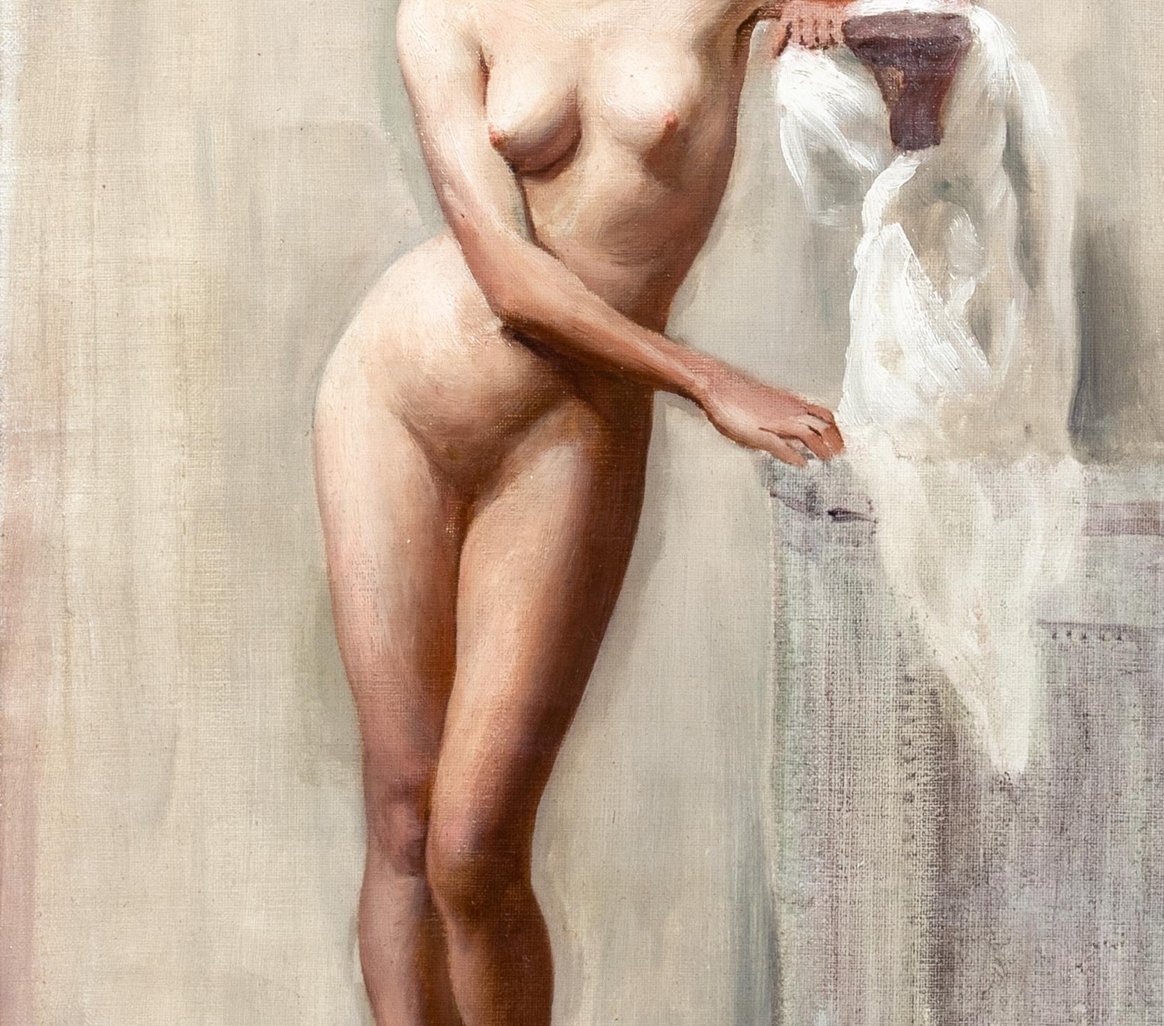 Portrait Of A Nude Girl, circa 1900 1