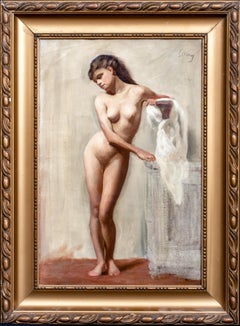 Portrait Of A Nude Girl, circa 1900