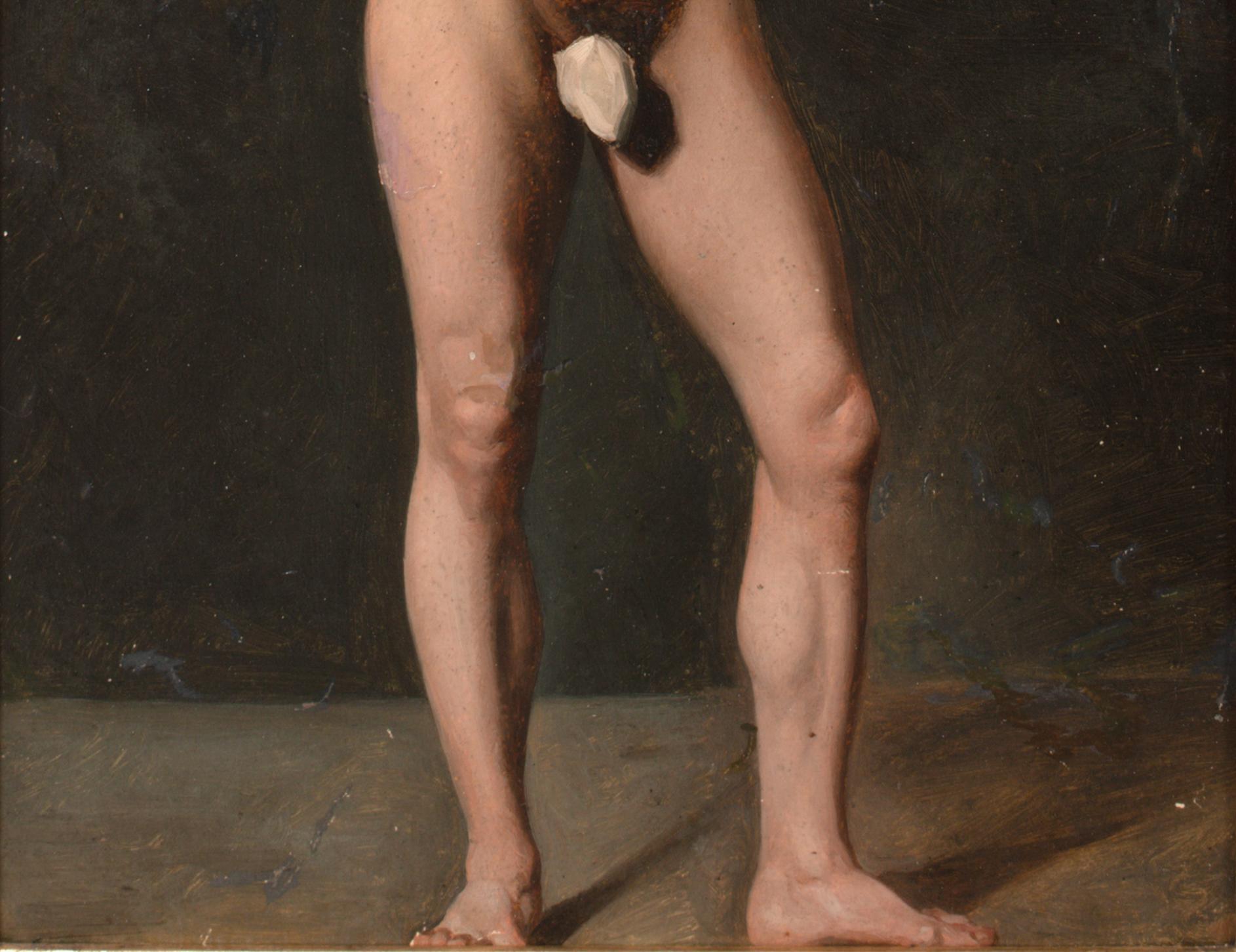 Portrait d'un homme nu, XVIIIe siècle École de Jacques-Louis David (1748-1825) en vente 6