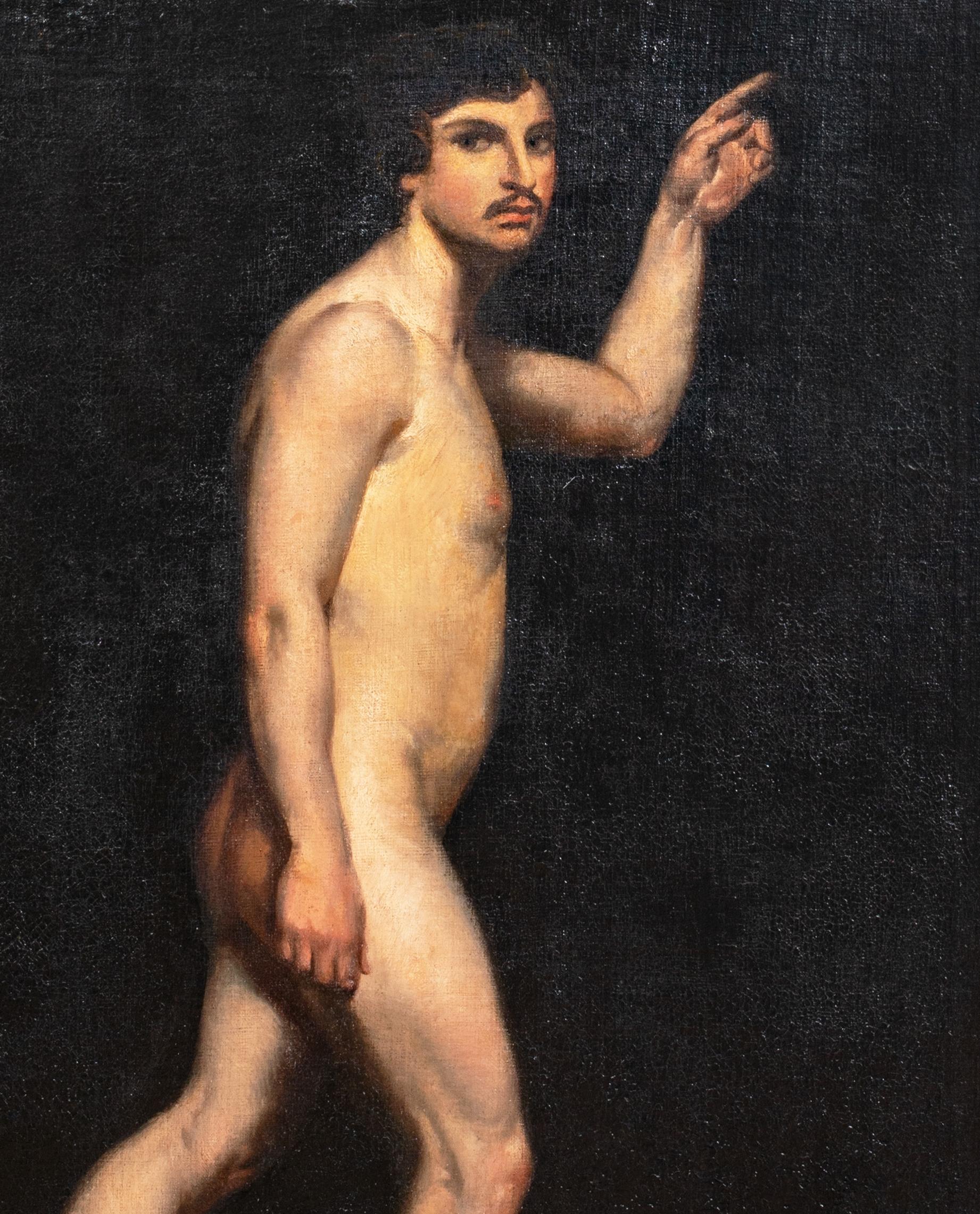 Portrait Of A Nude Male, 19th Century 1