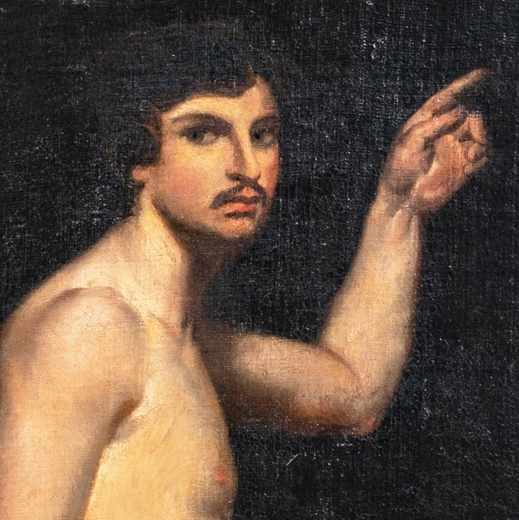 Portrait Of A Nude Male, 19th Century 3