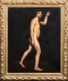 Portrait Of A Nude Male, 19th Century