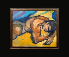 Portrait of A Nude Male Sleeping, 20th Century