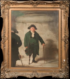 Portrait Of A One Legged Navy Pensioner, 18th Century  circle of William Hogarth