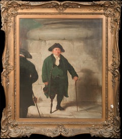 Portrait Of A One Legged Navy Pensioner, 18th Century circle of William Hogarth