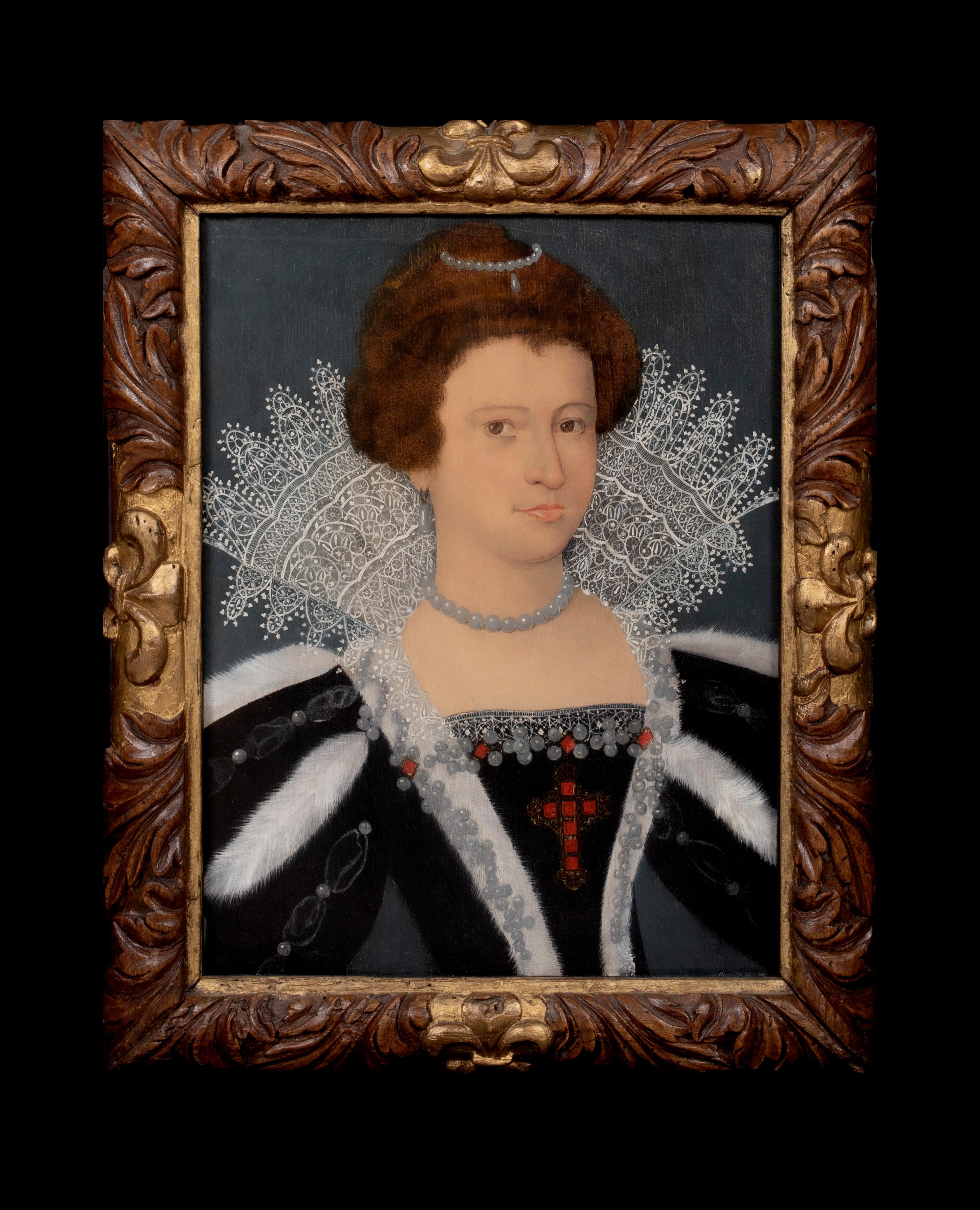 Portrait Of A Queen Elizabeth I Of England (1533-1603), 16th Century   - Painting by Unknown
