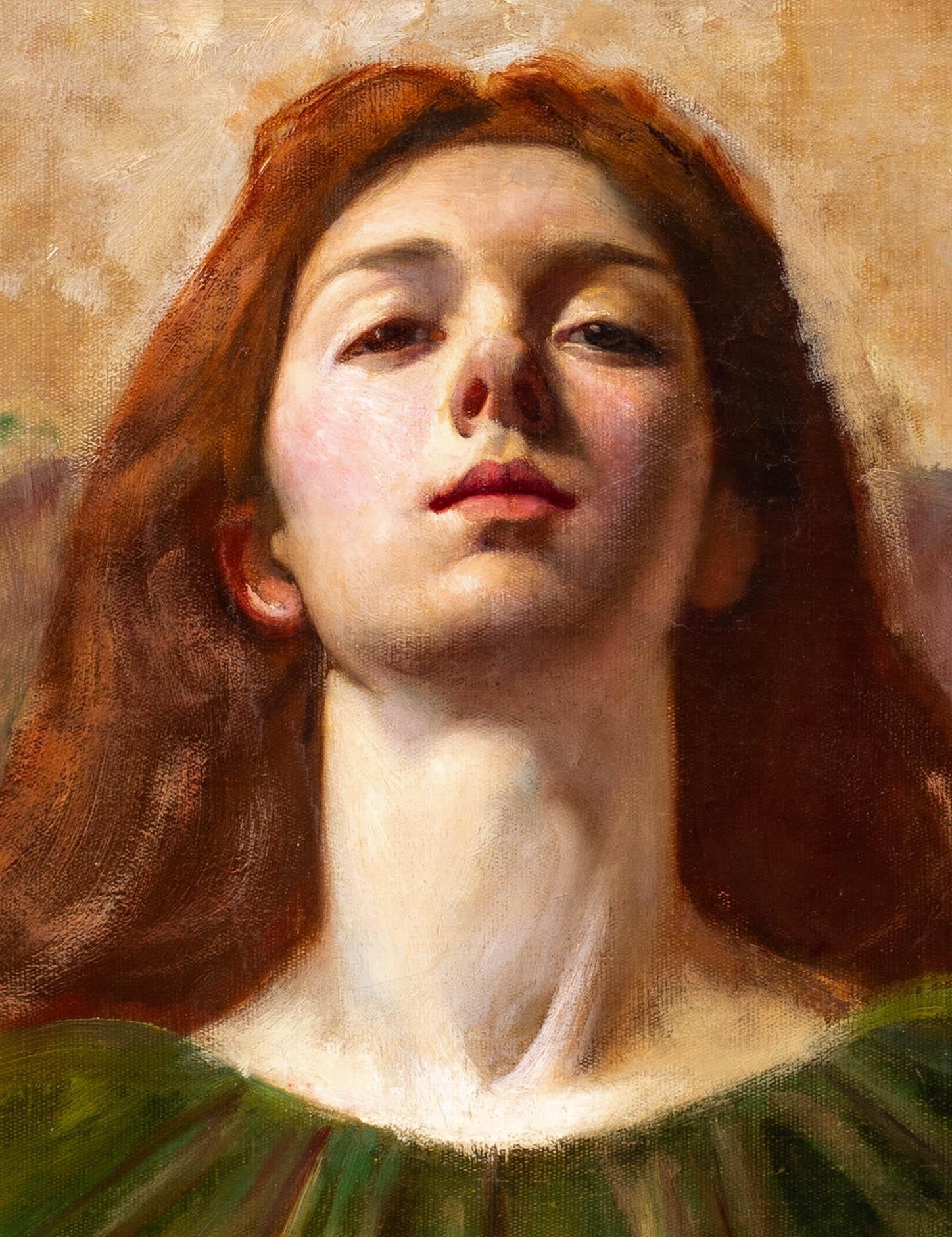 Portrait of A Red Haired Girl, 19th century  John Everett MILLAIS (1829-1896) 2