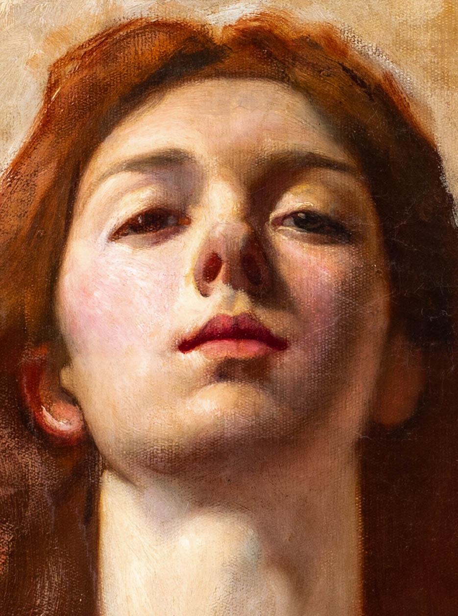 Portrait of A Red Haired Girl, 19th century  John Everett MILLAIS (1829-1896) 3
