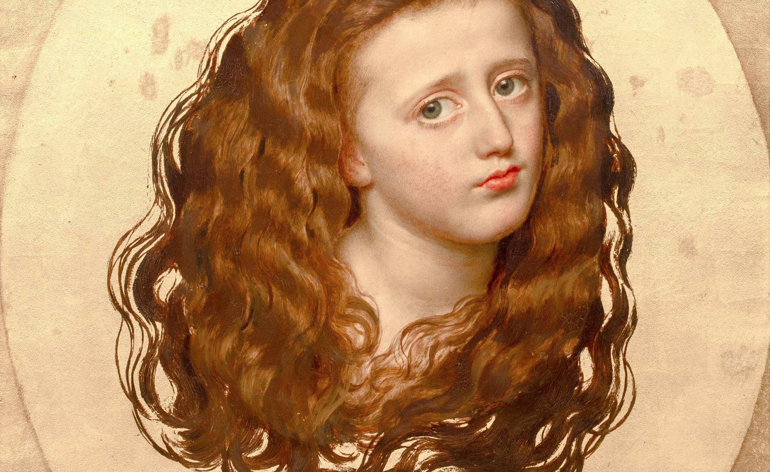 Portrait of a Redhaired Girl, dated 1867  by JOHN HARRIS VALDA Senior (1835-1881 For Sale 3
