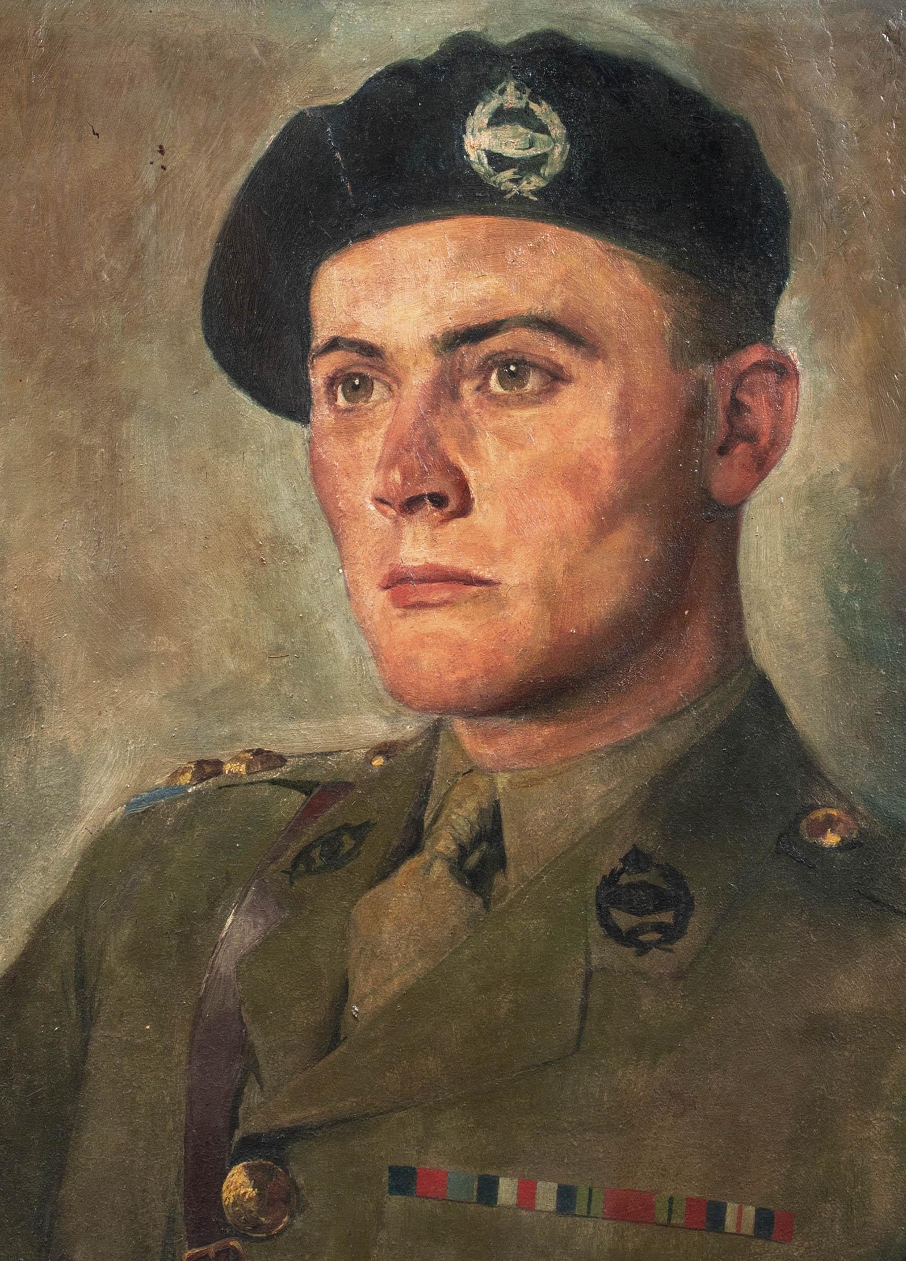 Portrait of A Tank Officer, circa 1940 4