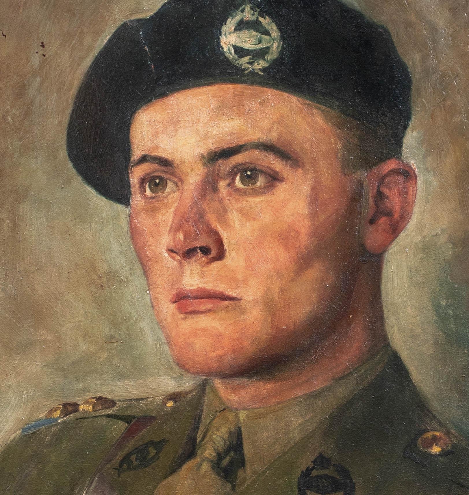 Portrait of A Tank Officer, circa 1940 5