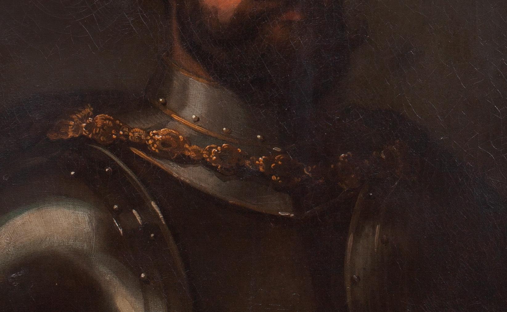 Portrait Of A Venetian Commander In Armour, 16th Century

Italian School - Circle of TITIAN

Large 16th Century Italian School portrait of a Venetian Commander in armour, oil on canvas. Superb quality and condition rare early Venetian portrait of a