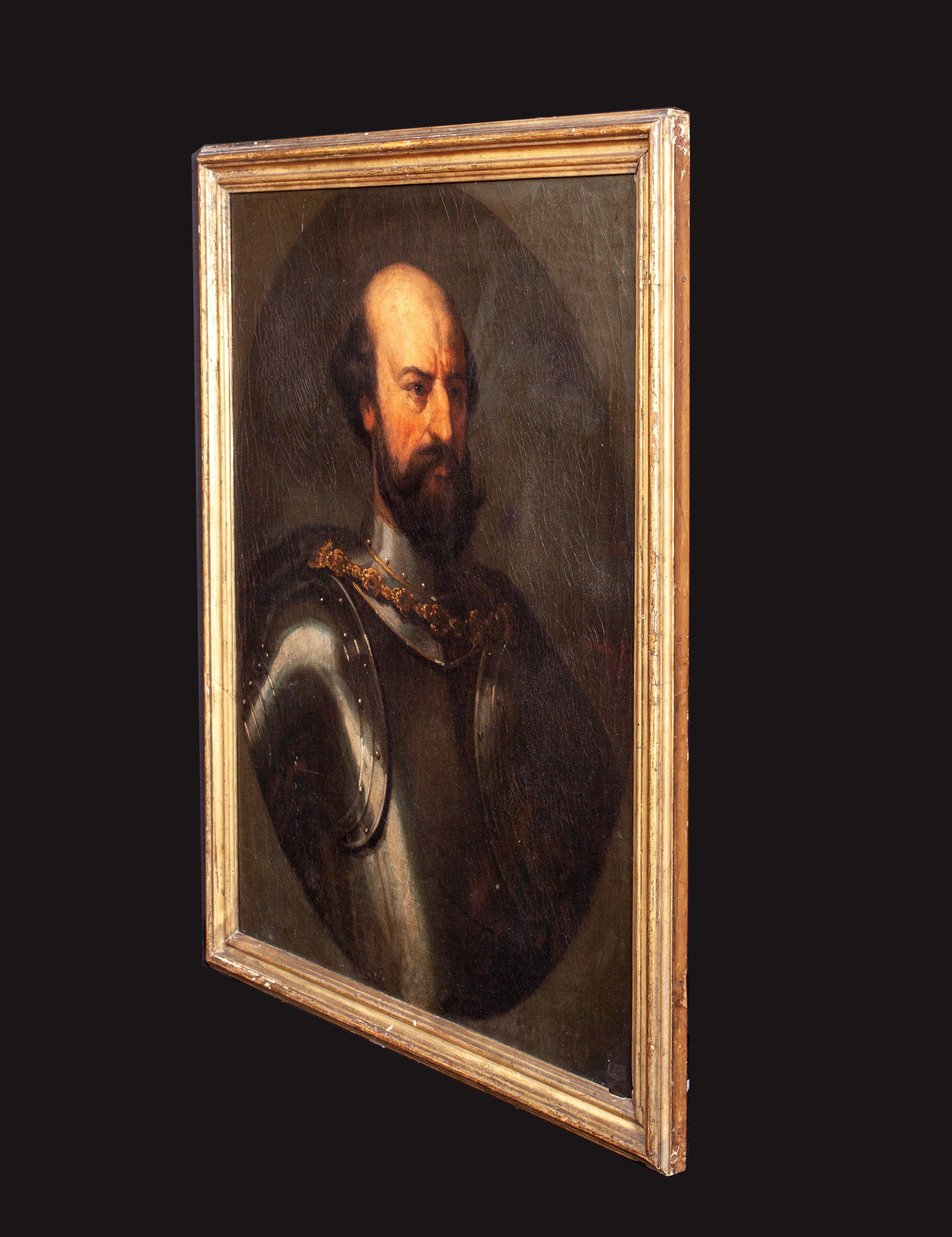 Portrait Of A Venetian Commander In Armour, 16th Century, TITIAN For Sale 2