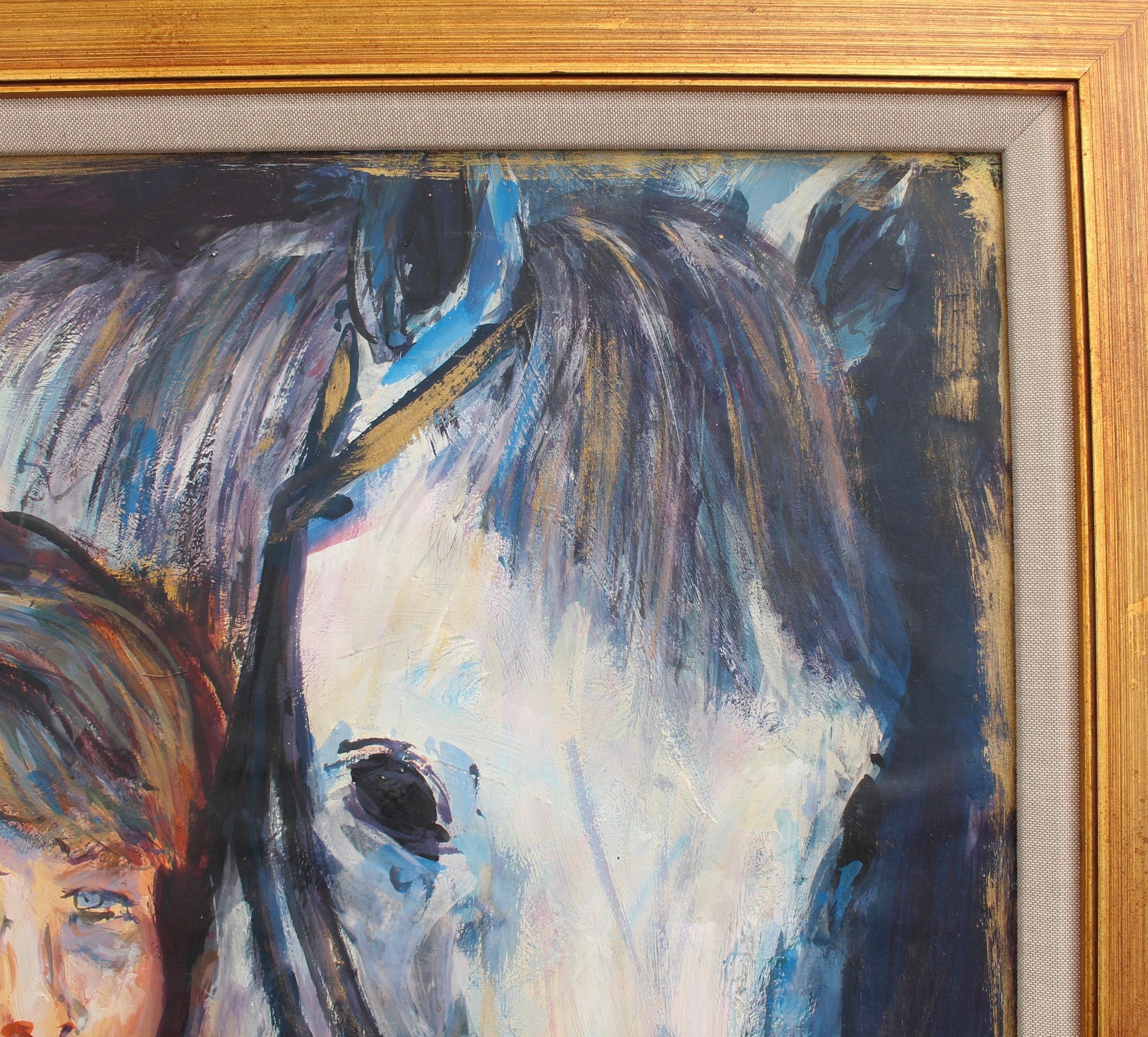 Ritratto di una donna e del suo cavallo in vendita 3