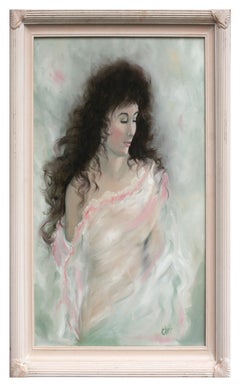 Ritratto di donna (Cher), anni '90 Figurativa femminile verticale