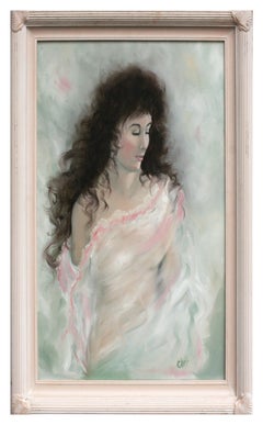 Portrait of a Woman (Cher), 1990s Vertical Female Figurative 