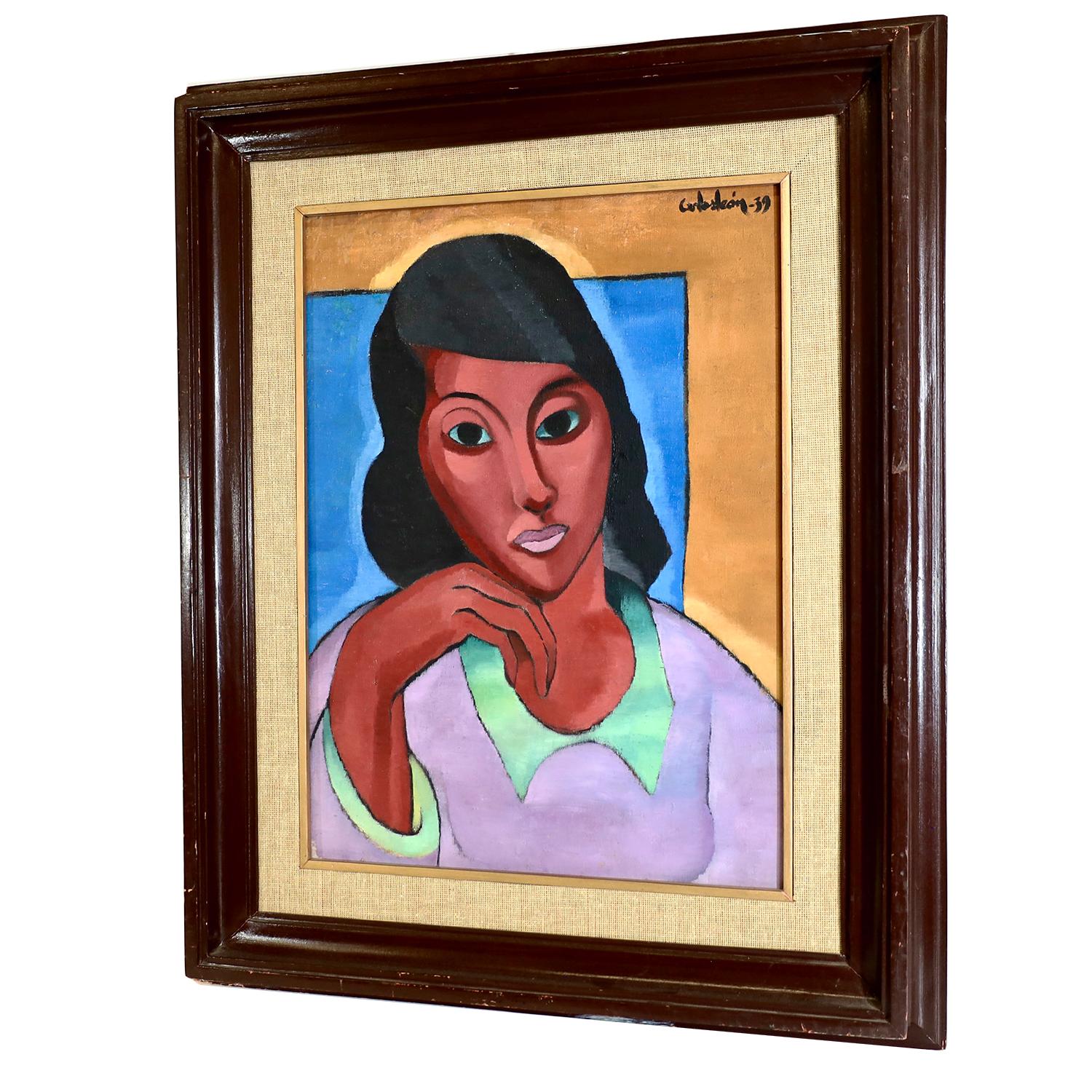 Porträt einer Frau (Moderne), Painting, von Unknown