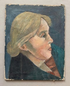 Portrait Of A Woman, Oil On Canvas
