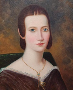 Portrait of a Woman Wearing Jewelry, Mid 19th Century