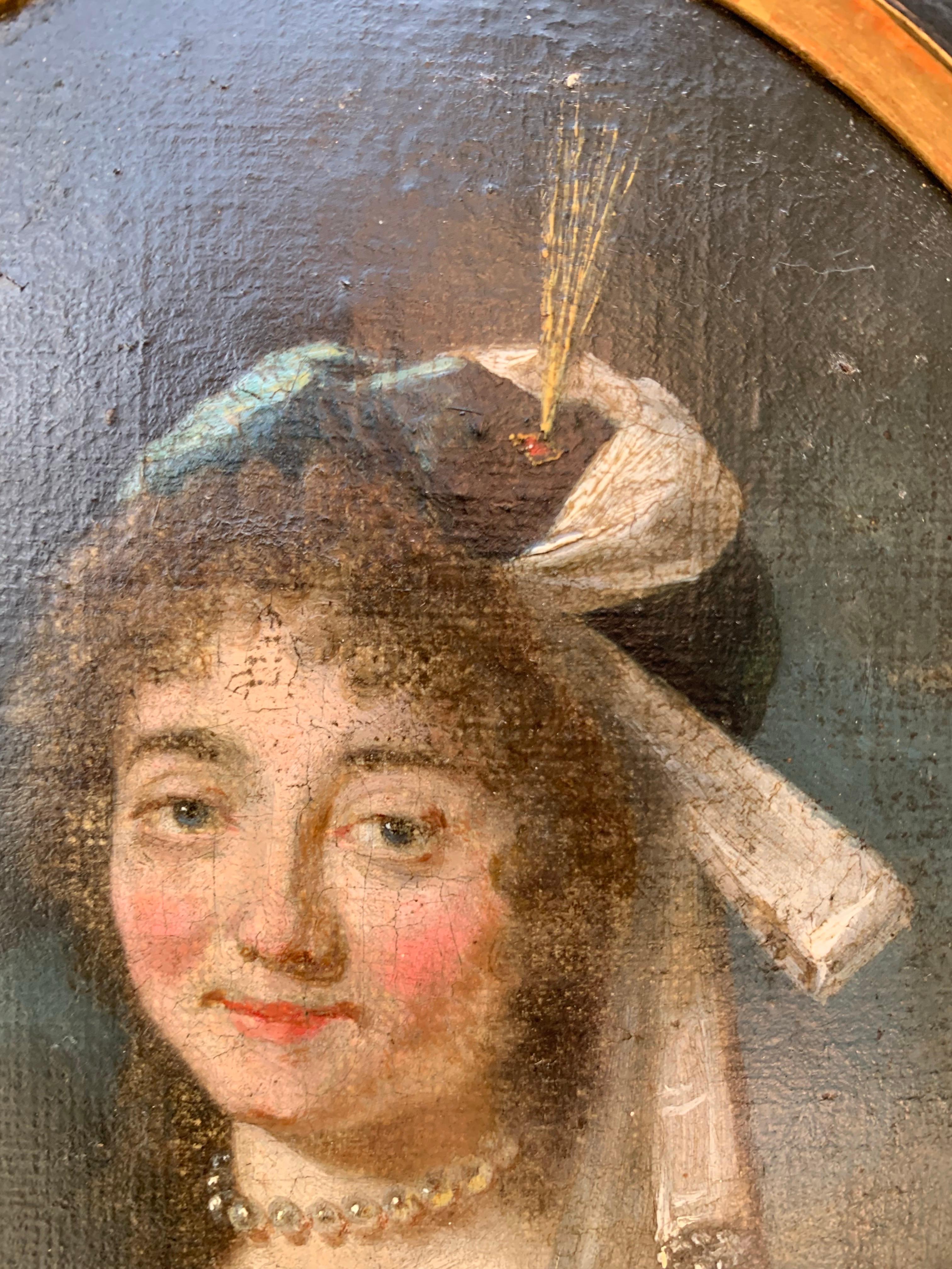 Retrato de mujer con tocado de estilo oriental, hacia 1790-1805 2