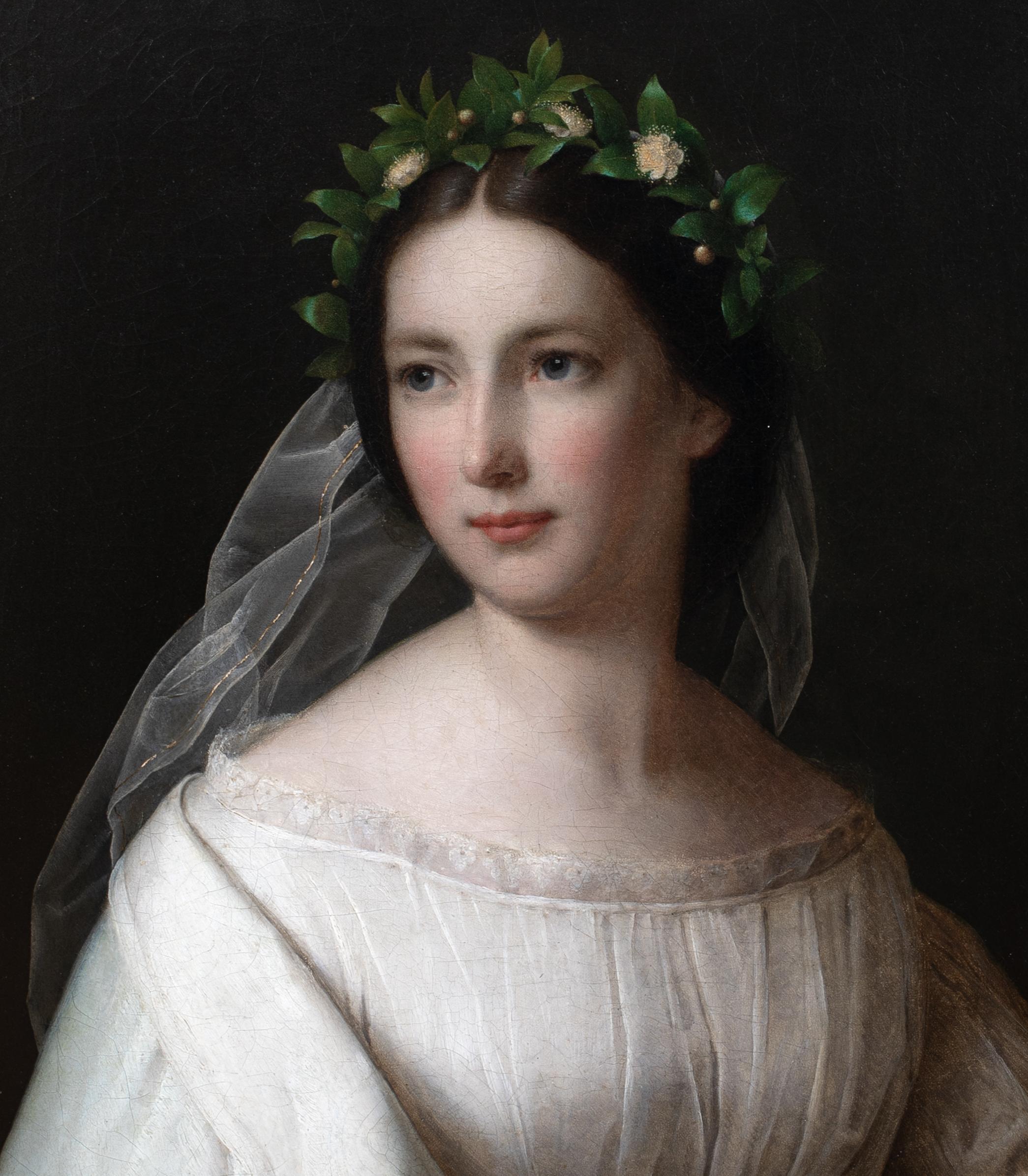 Ritratto di una giovane sposa, 1810 circa  cerchia di Joseph Karl Stieler (1781-1858) 4