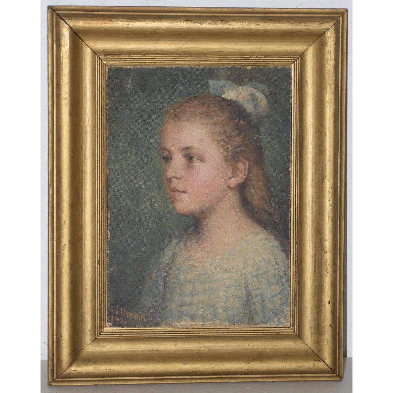 Portrait of a Young Child by Henton c.1910