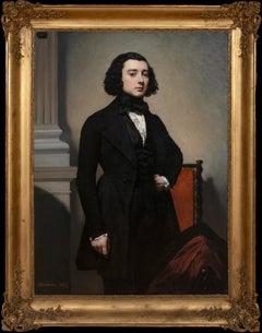 Ritratto di un giovane gentiluomo, 1810 circa  di Louis DEVEDEUX (1820-1874)