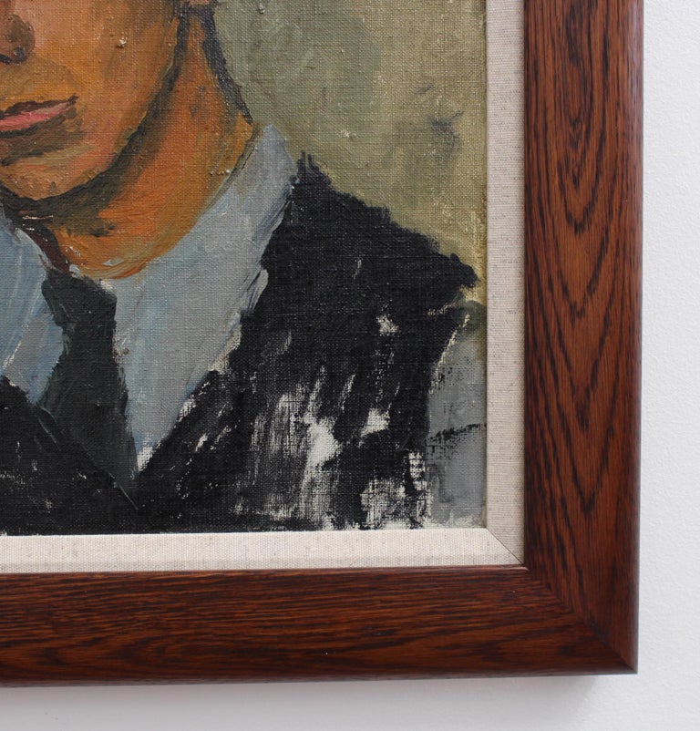 Unknown - 'Portrait of a Young Man' by Unknown Artist, circa 1950s, Oil