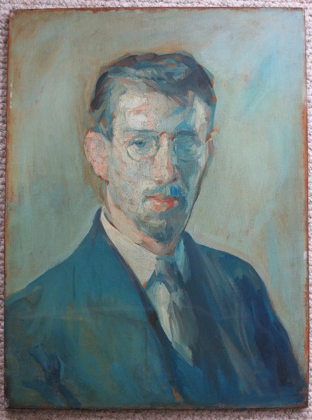 Unknown Portrait Painting - Portrait of a Young Man