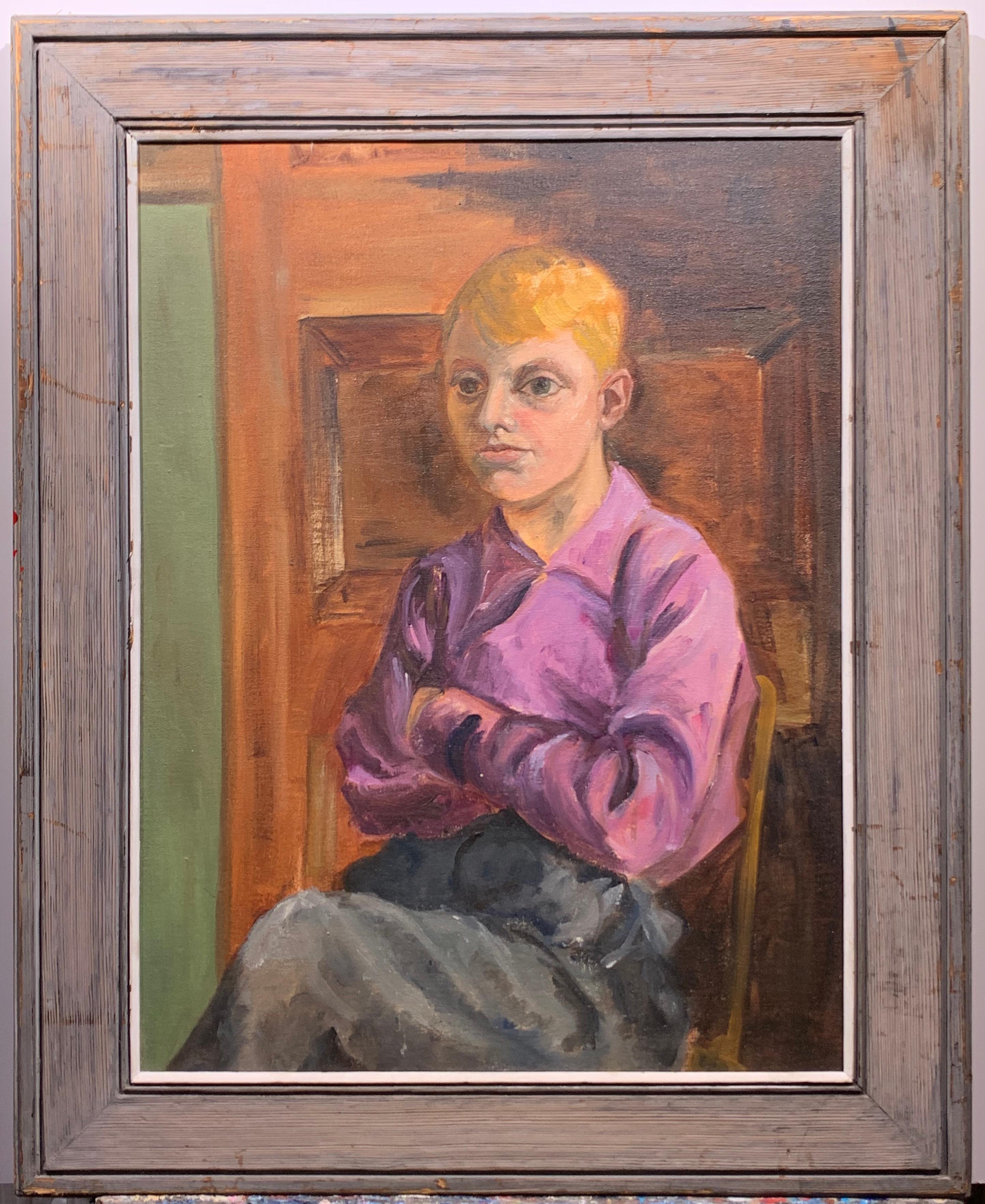 Portrait of a Young Man (Thomas Daley) - Painting by Unknown